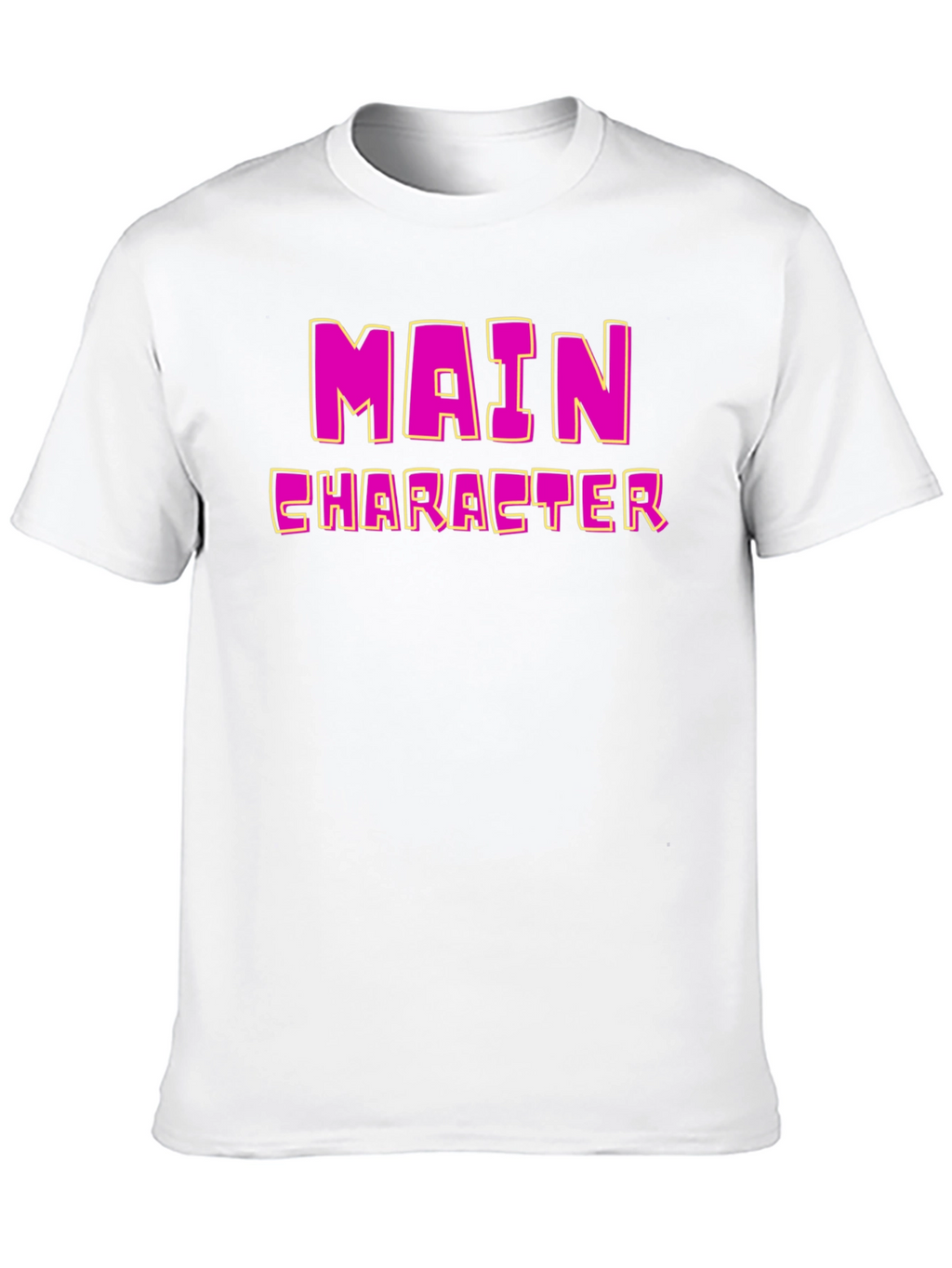Main Character Graphic Tee - Black