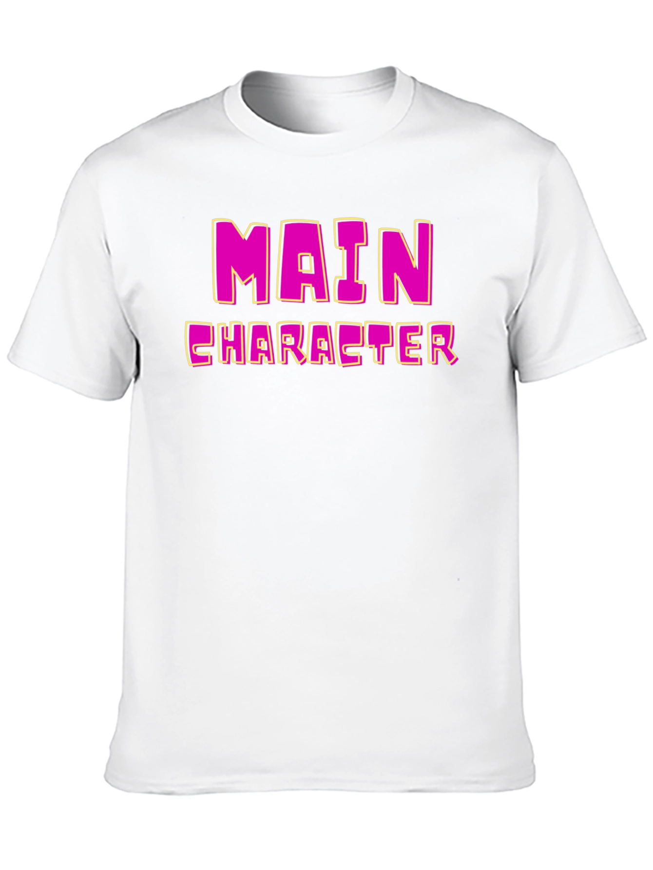 Main Character Graphic Tee - Black