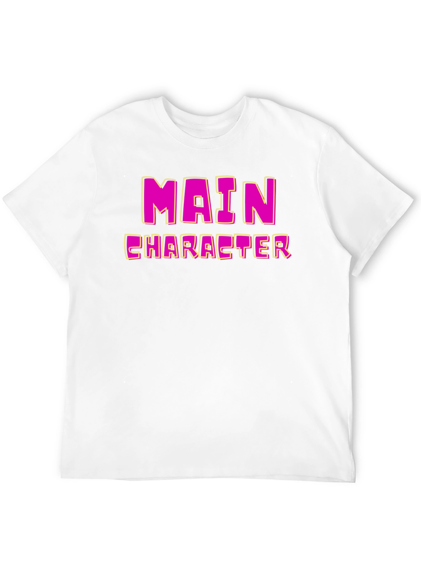 Main Character Graphic Tee - Black