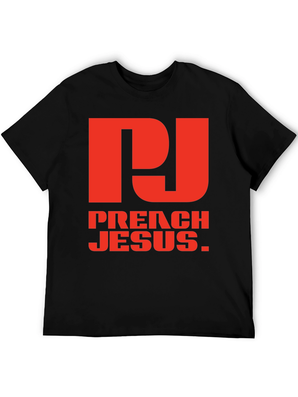 Preach Jesus Graphic Tee - Black