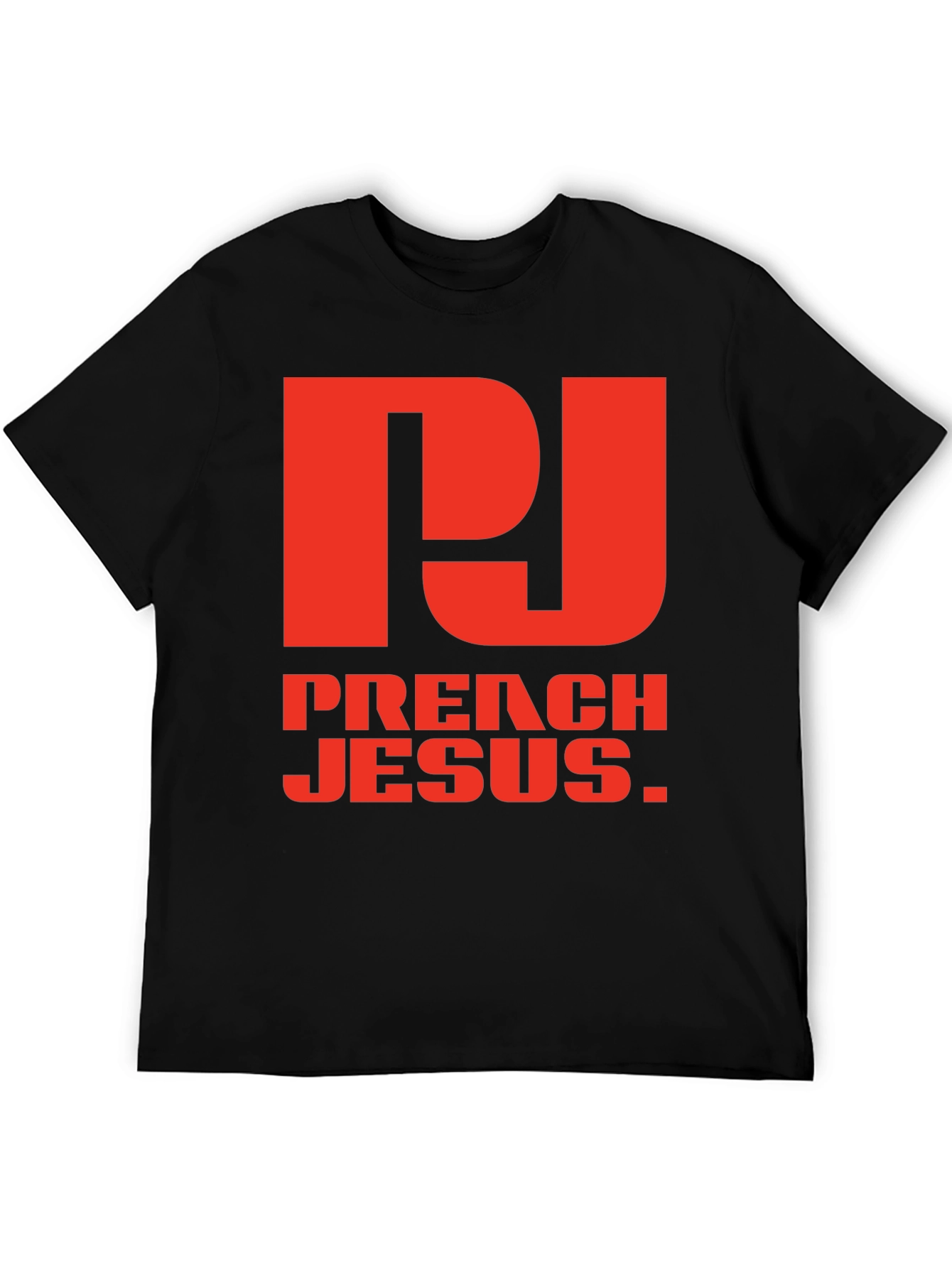 Preach Jesus Graphic Tee - Black