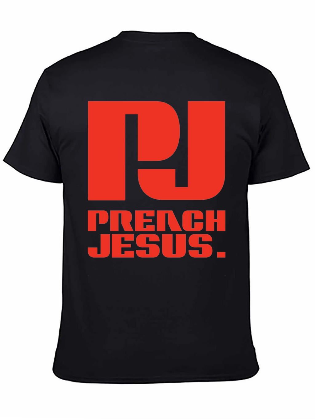 Preach Jesus Graphic Tee - Black