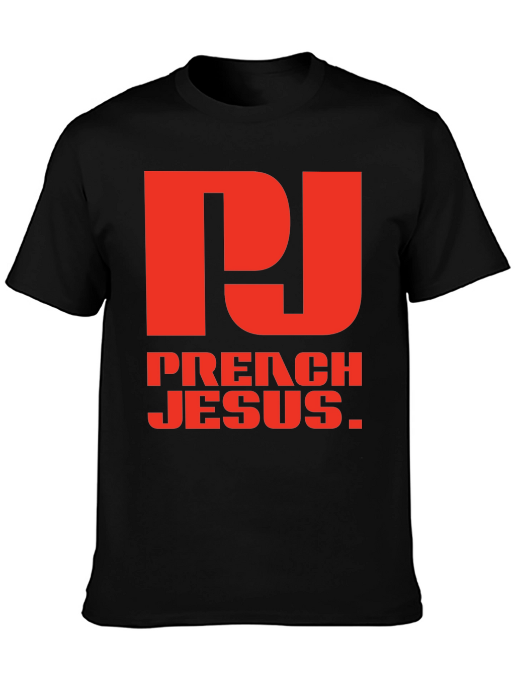 Preach Jesus Graphic Tee - Black