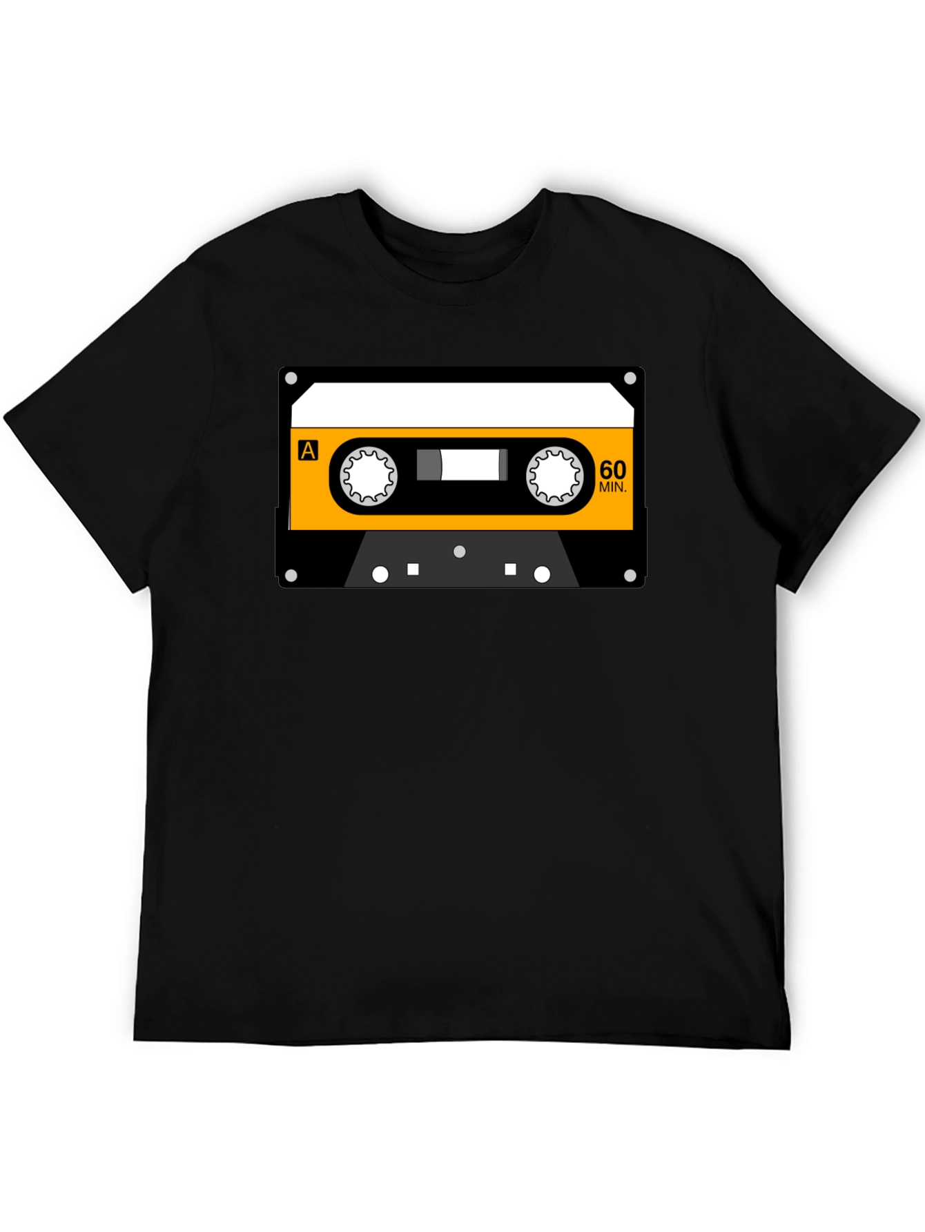 Retro Cassette Tape Graphic Tee - Vintage Music Lover T-Shirt