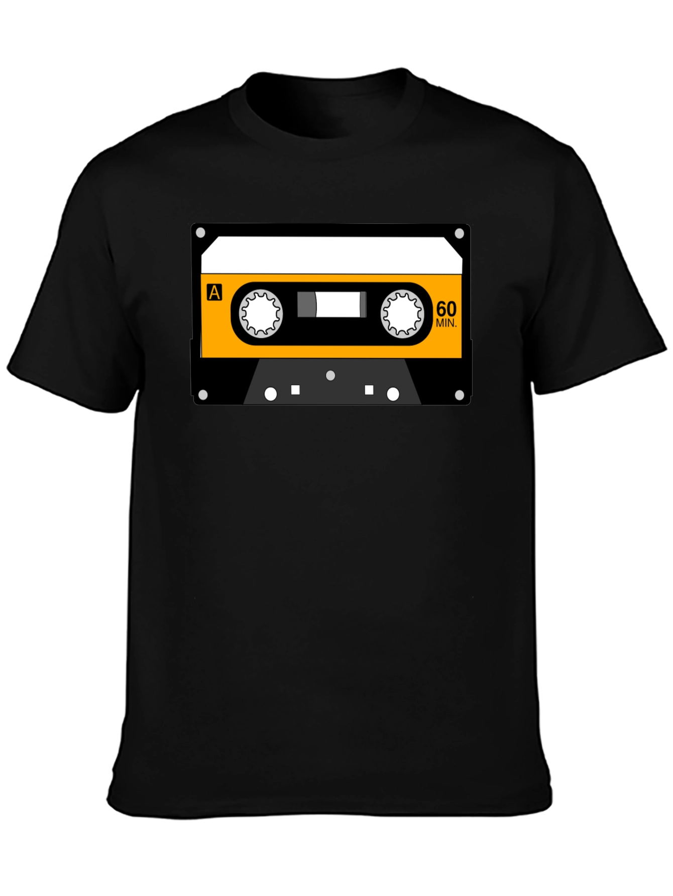 Retro Cassette Tape Graphic Tee - Vintage Music Lover T-Shirt