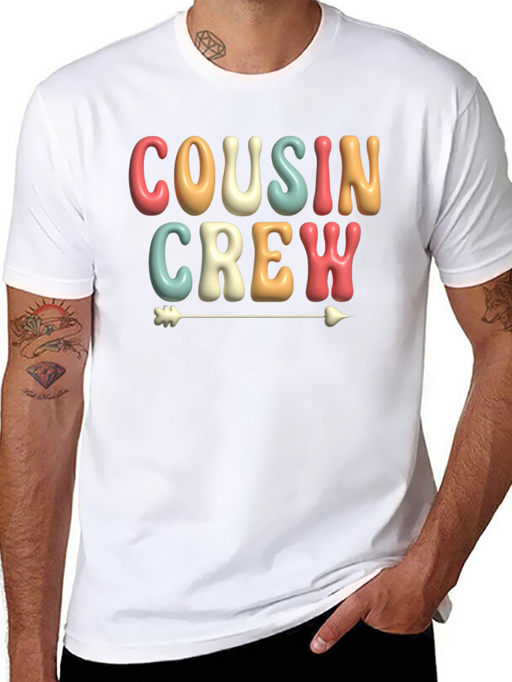 Cousin Crew Retro Graphic Tee