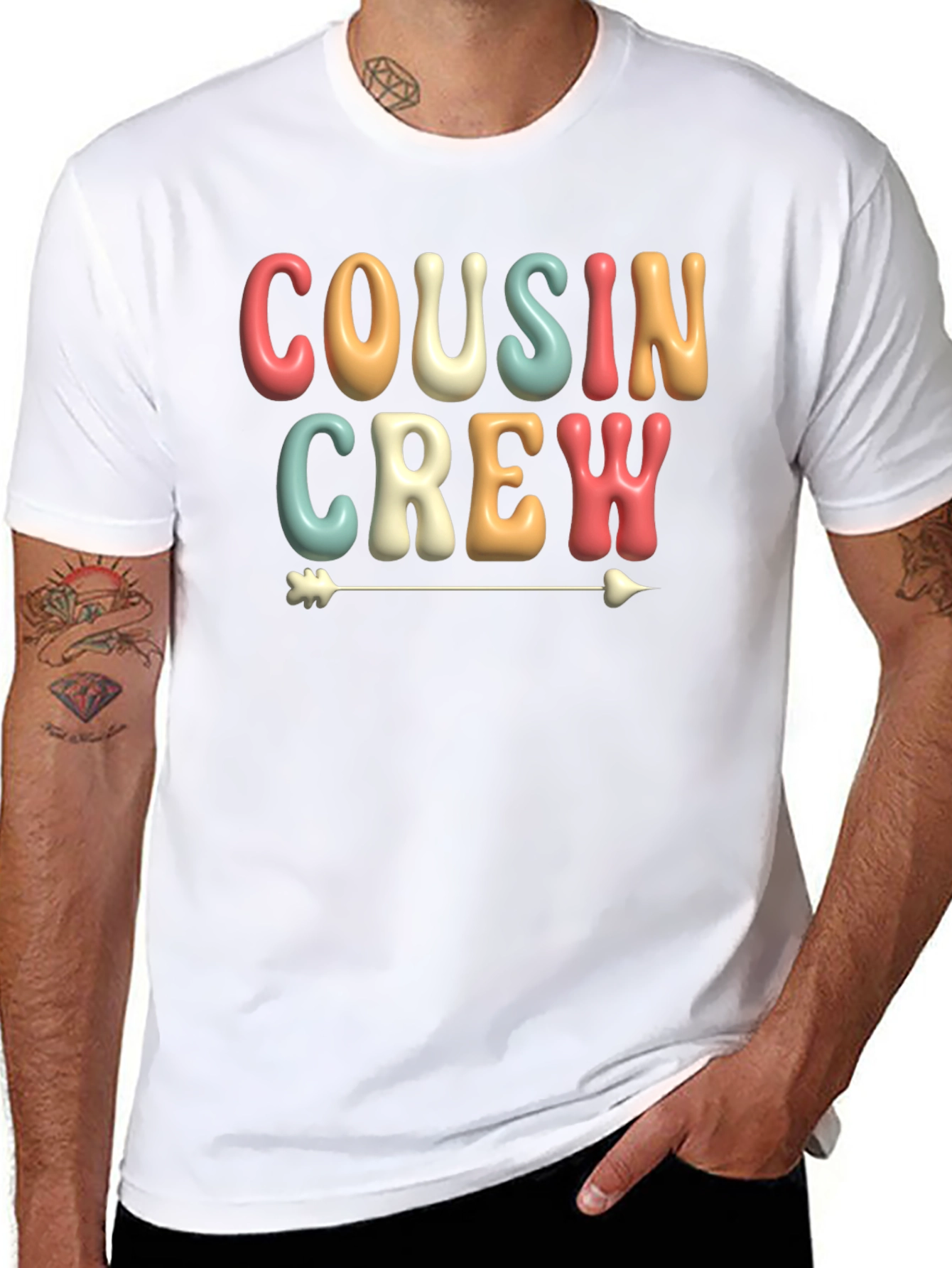 Cousin Crew Retro Graphic Tee
