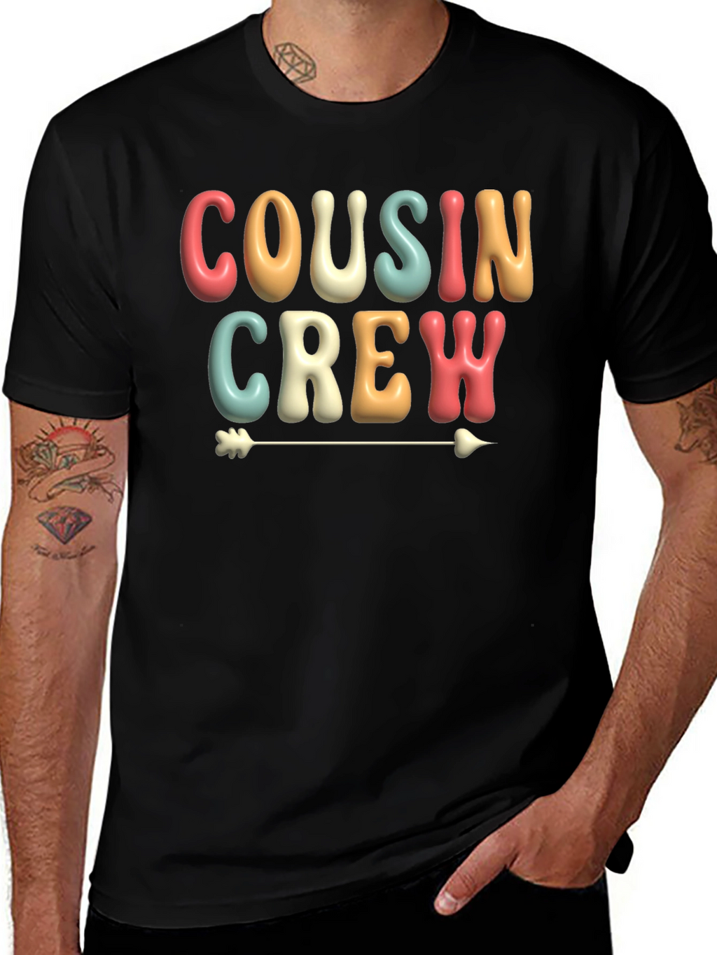 Cousin Crew Retro Graphic Tee