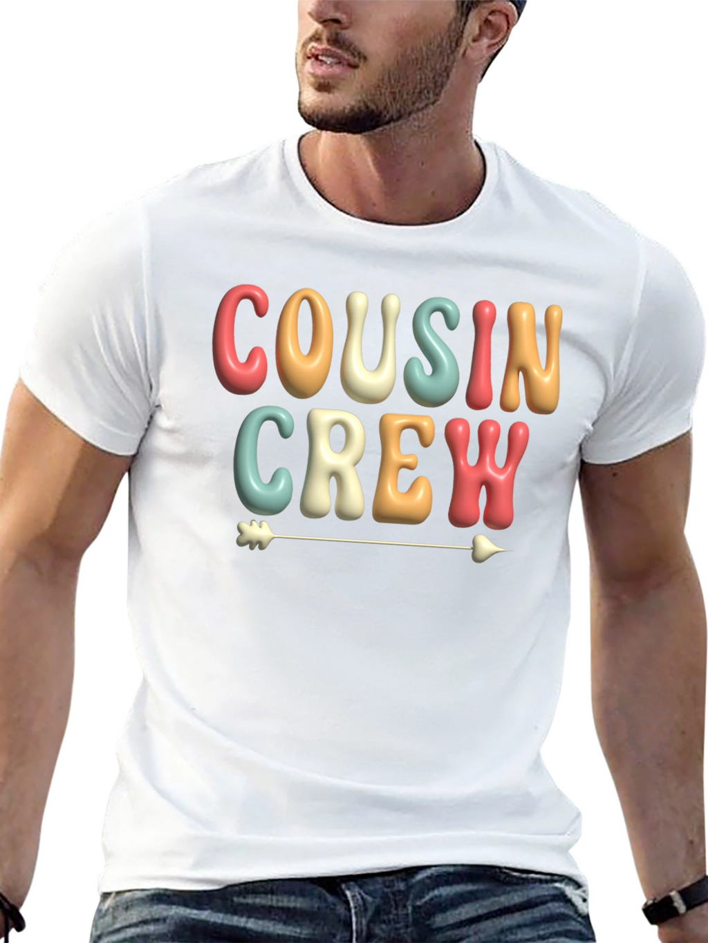 Cousin Crew Retro Graphic Tee