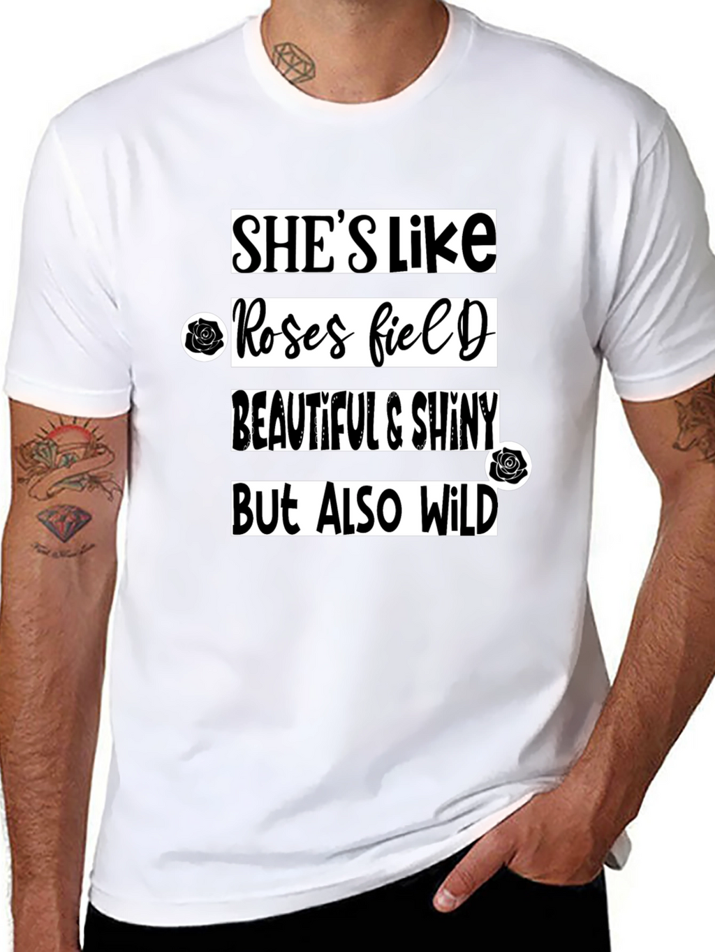 Shes Like Roses Field T-Shirt