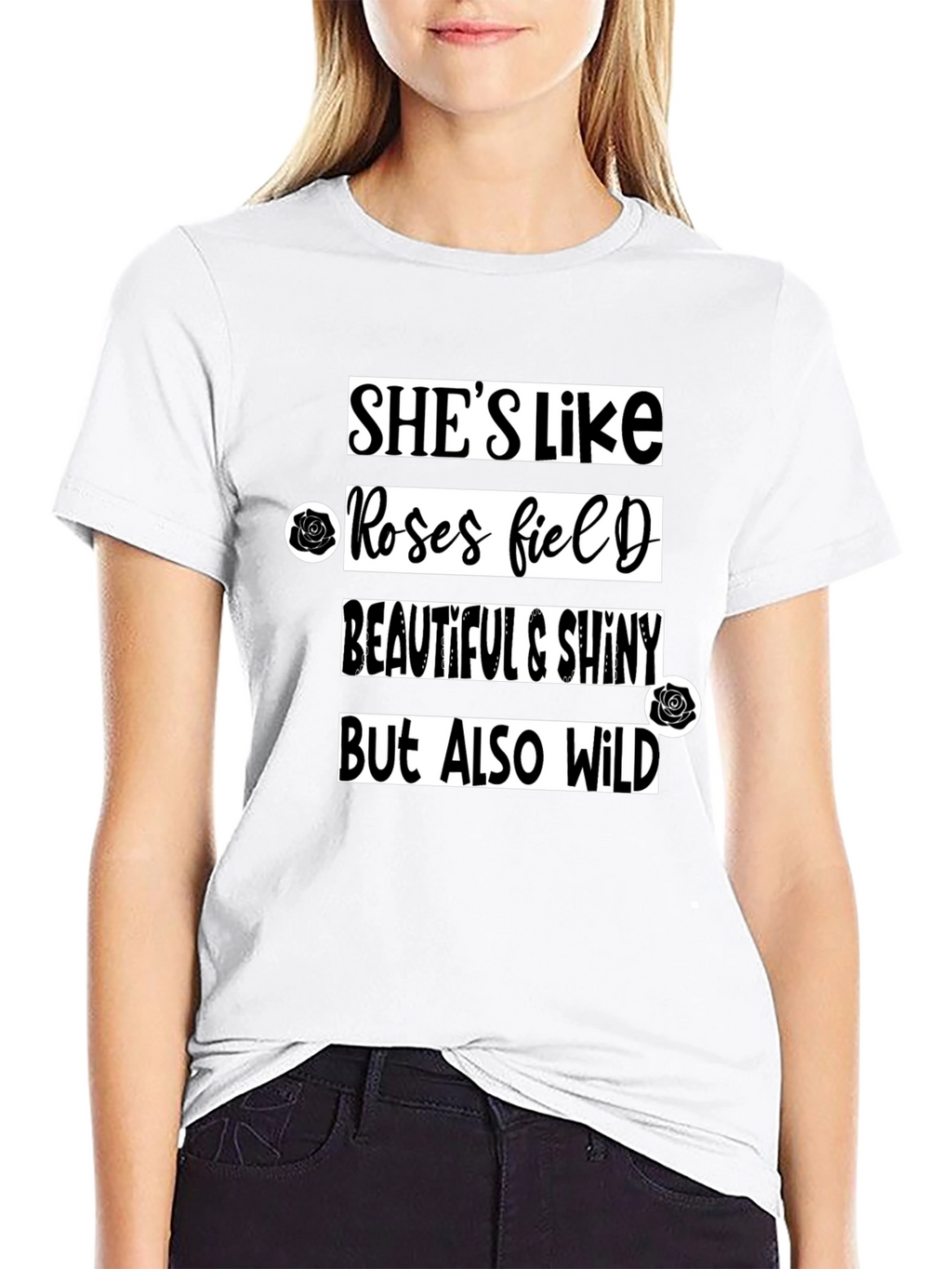 Shes Like Roses Field T-Shirt