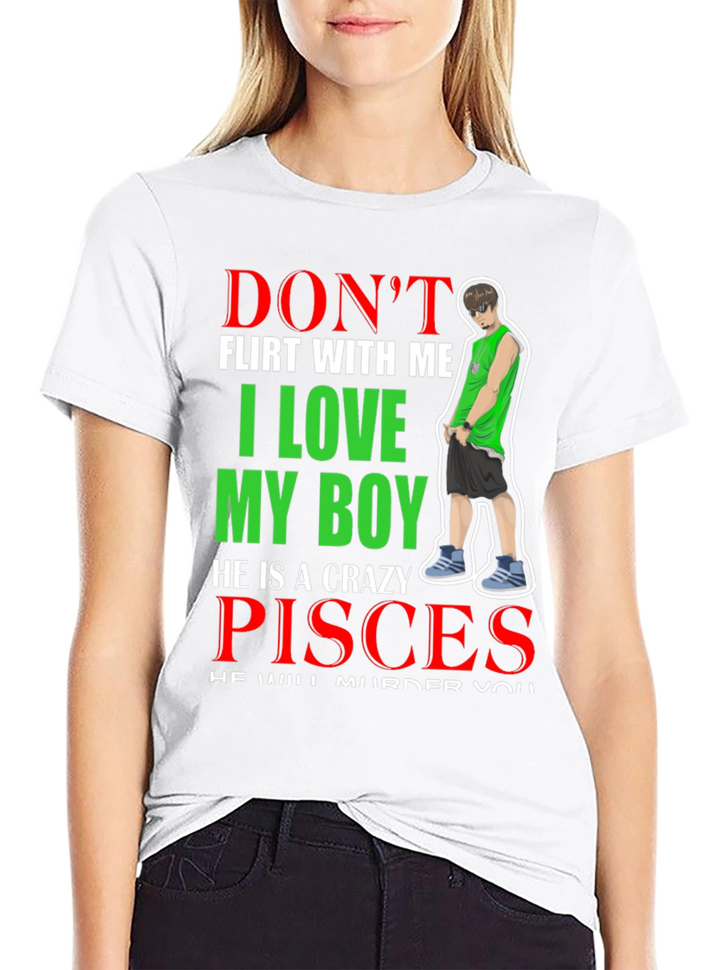 Dont Flirt With Me Pisces Boy T-Shirt