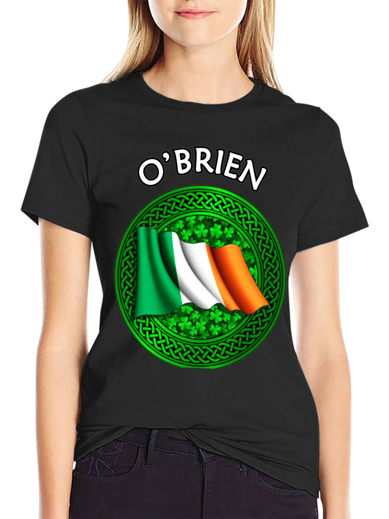 OBrien Irish Flag Shamrock T-Shirt