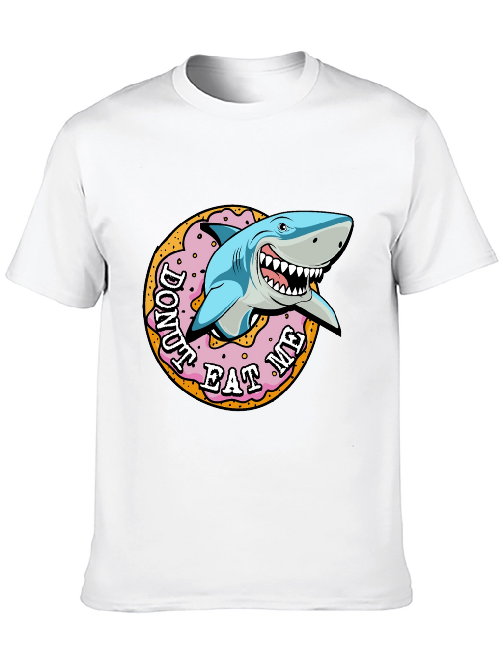 Donut Eat Me Shark Graphic Tee