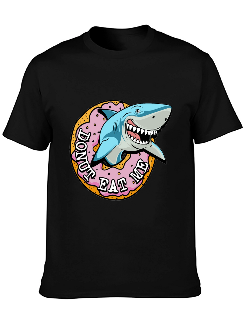 Donut Eat Me Shark Graphic Tee