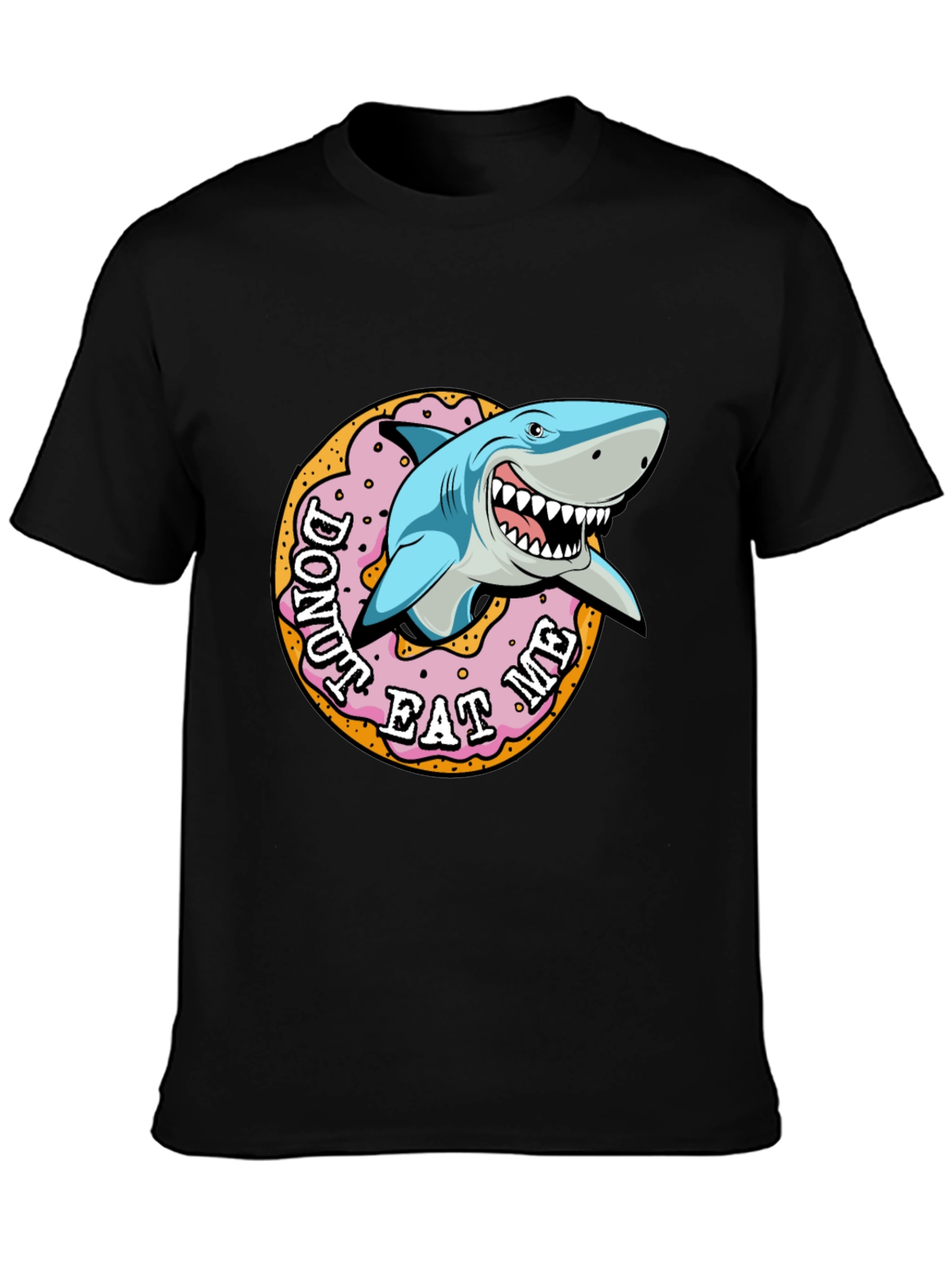 Donut Eat Me Shark Graphic Tee
