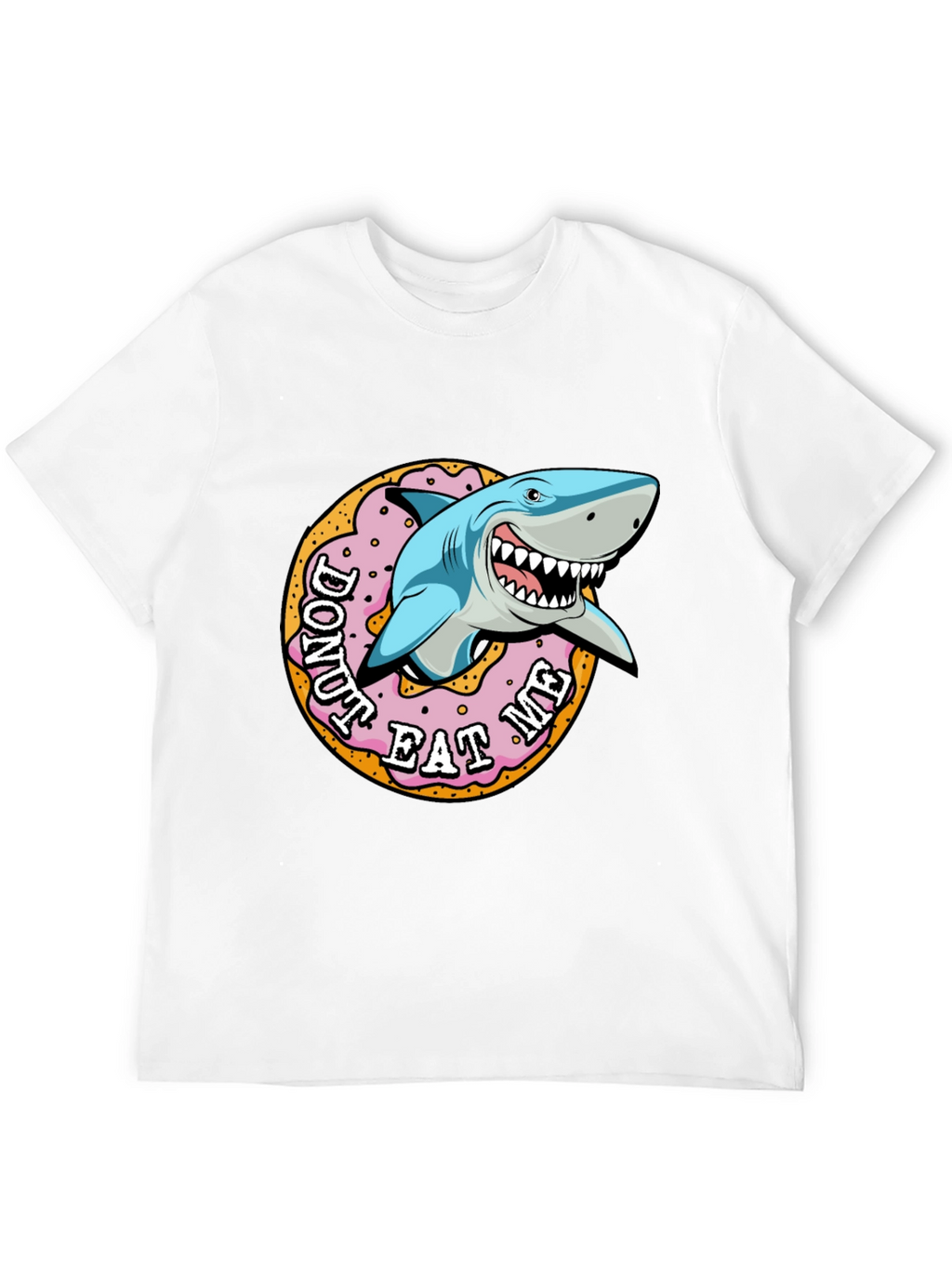 Donut Eat Me Shark Graphic Tee