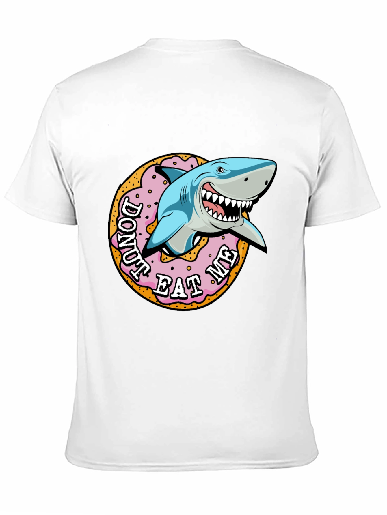 Donut Eat Me Shark Graphic Tee