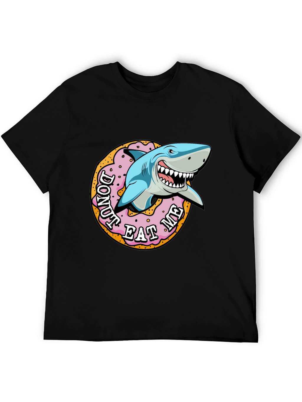 Donut Eat Me Shark Graphic Tee