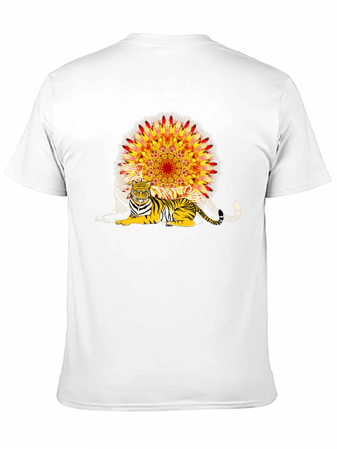 Tiger Mandala Graphic T-Shirt