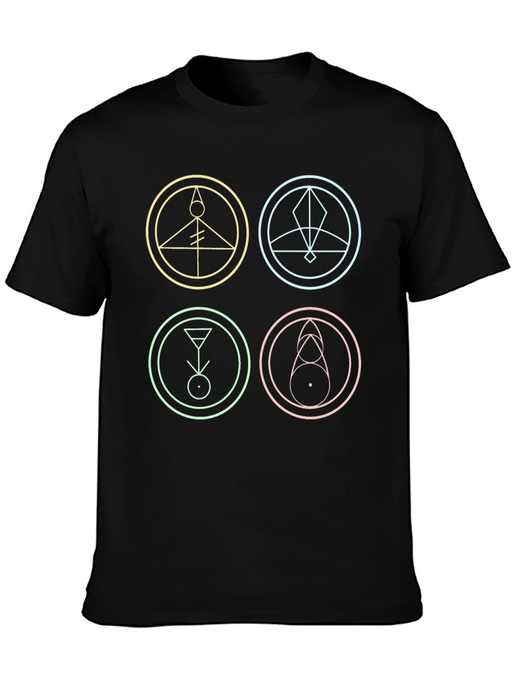 Mystic Symbols Black T-Shirt