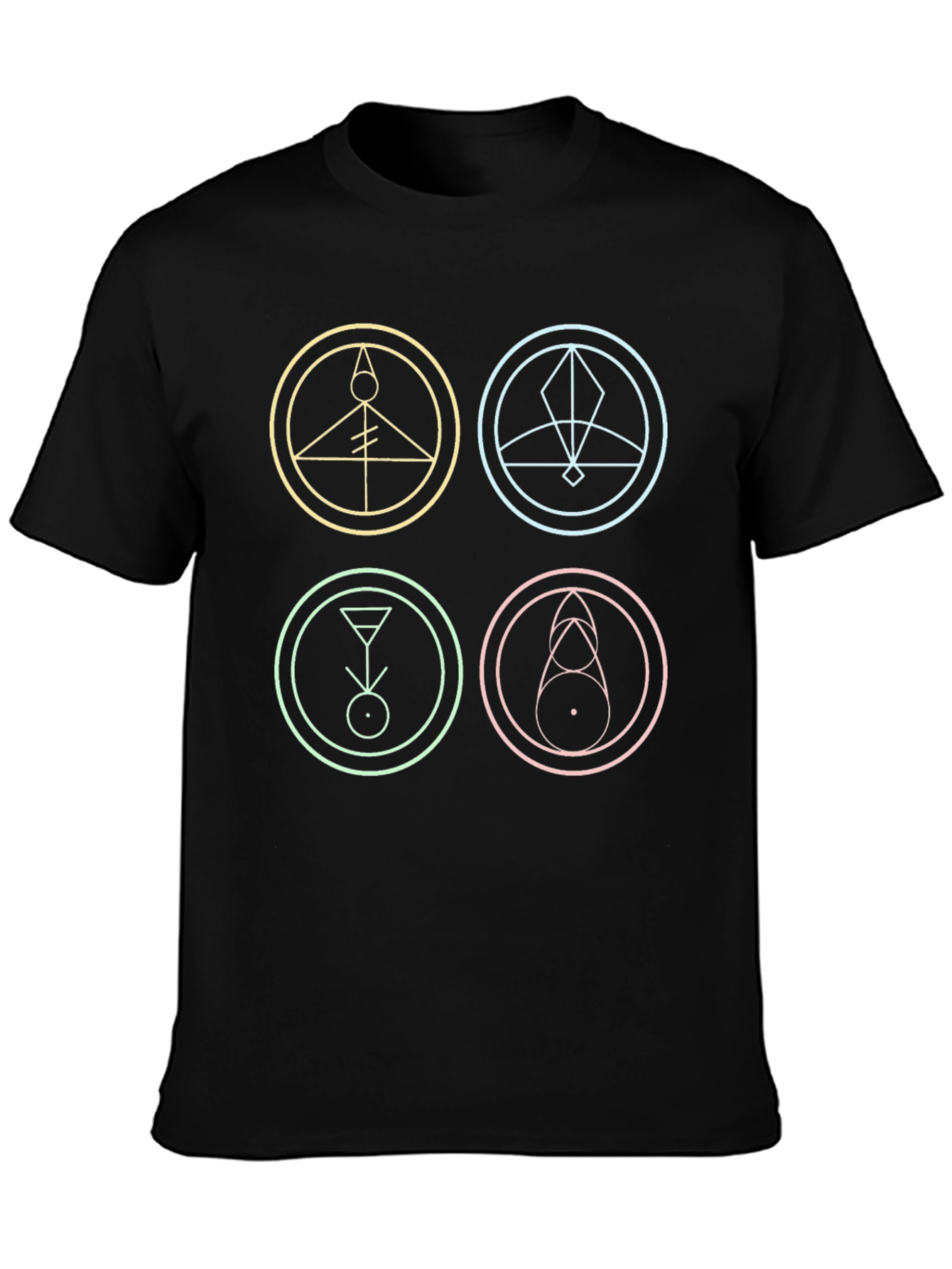 Mystic Symbols Black T-Shirt
