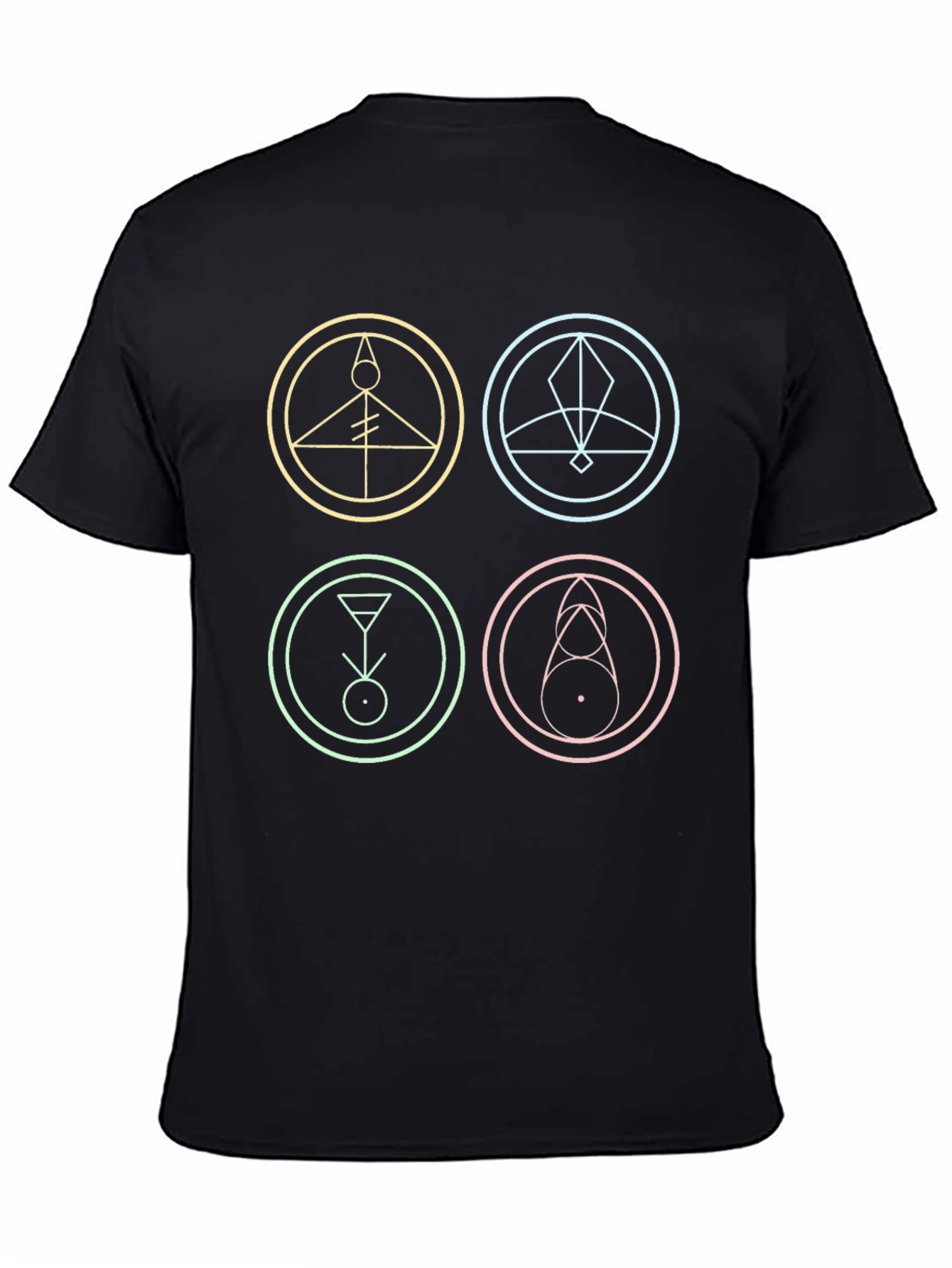Mystic Symbols Black T-Shirt
