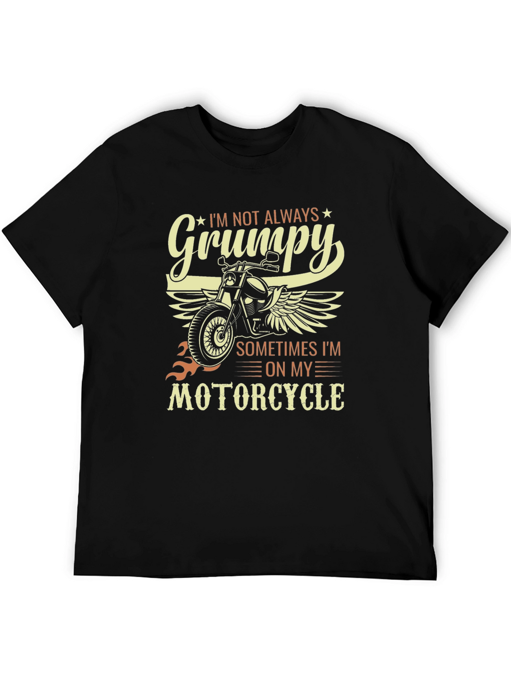 Grumpy Motorcycle T-Shirt - Biker Tee