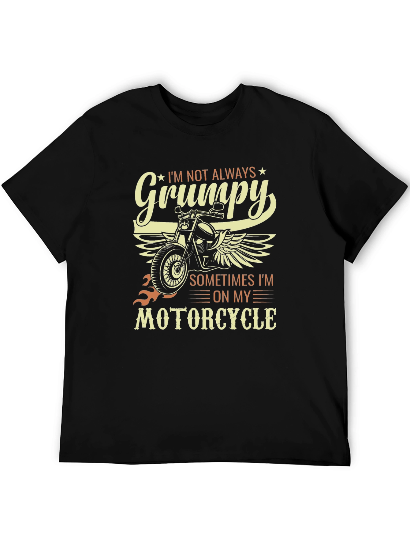 Grumpy Motorcycle T-Shirt - Biker Tee