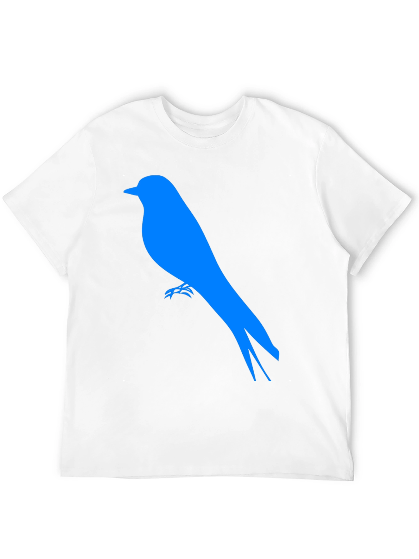 Blue Bird Graphic Tee - Black Casual Shirt