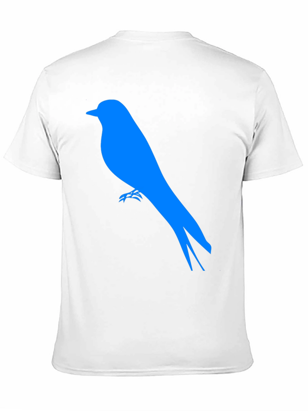 Blue Bird Graphic Tee - Black Casual Shirt