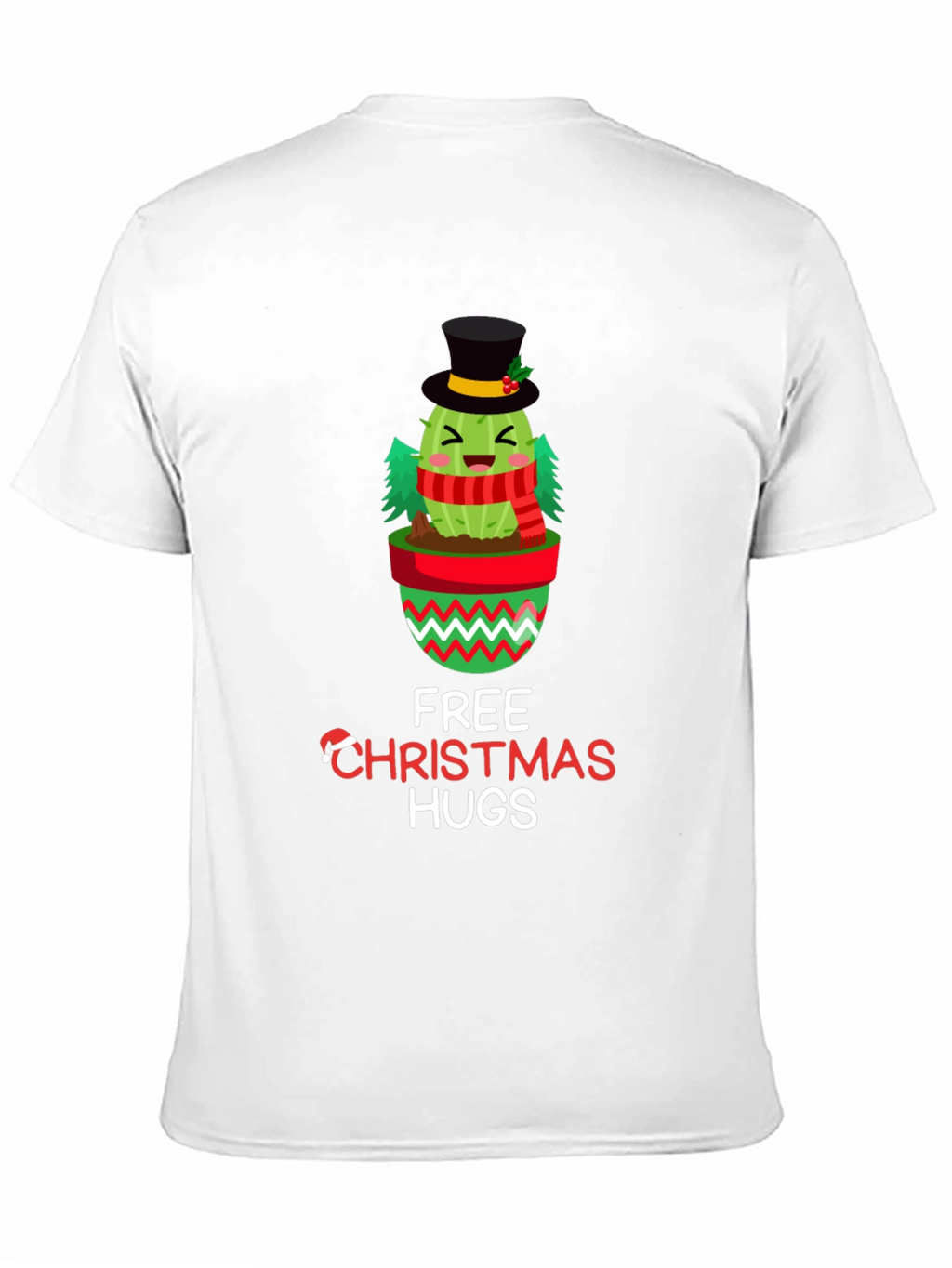 Christmas Cactus Hugs Graphic Tee