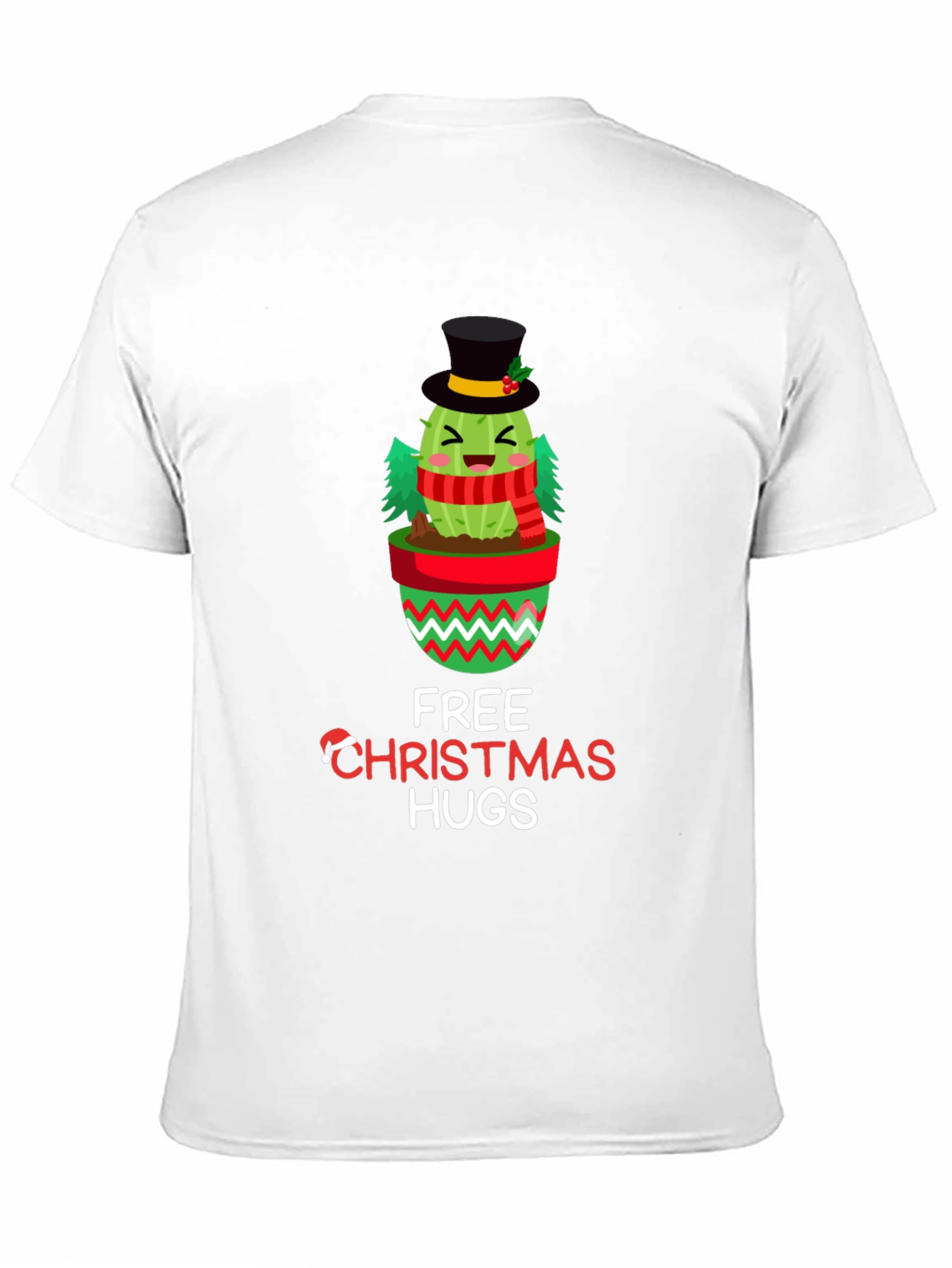 Christmas Cactus Hugs Graphic Tee