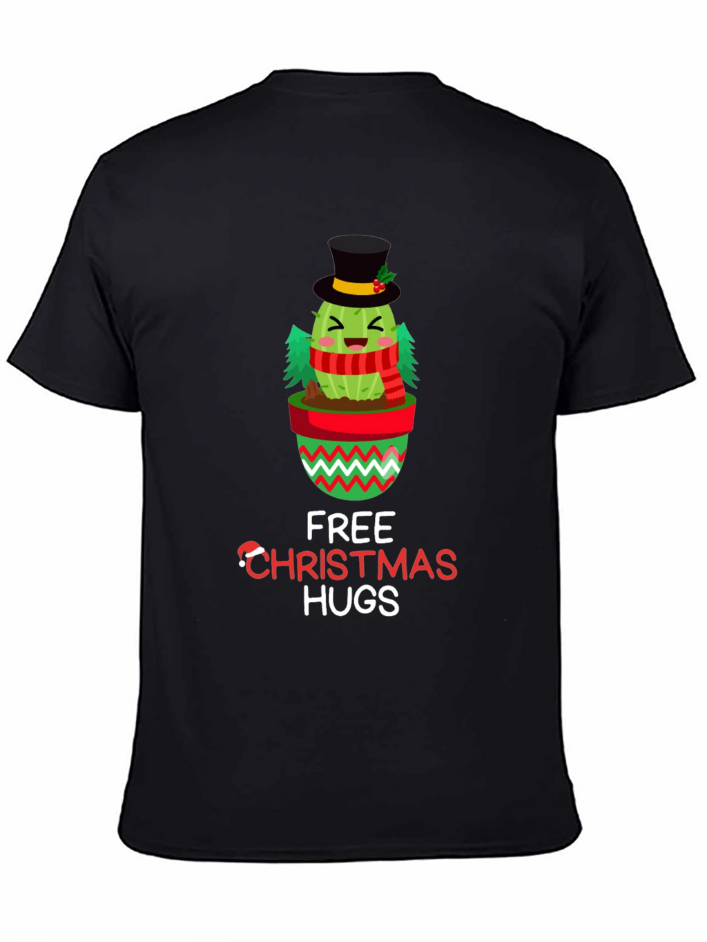 Christmas Cactus Hugs Graphic Tee