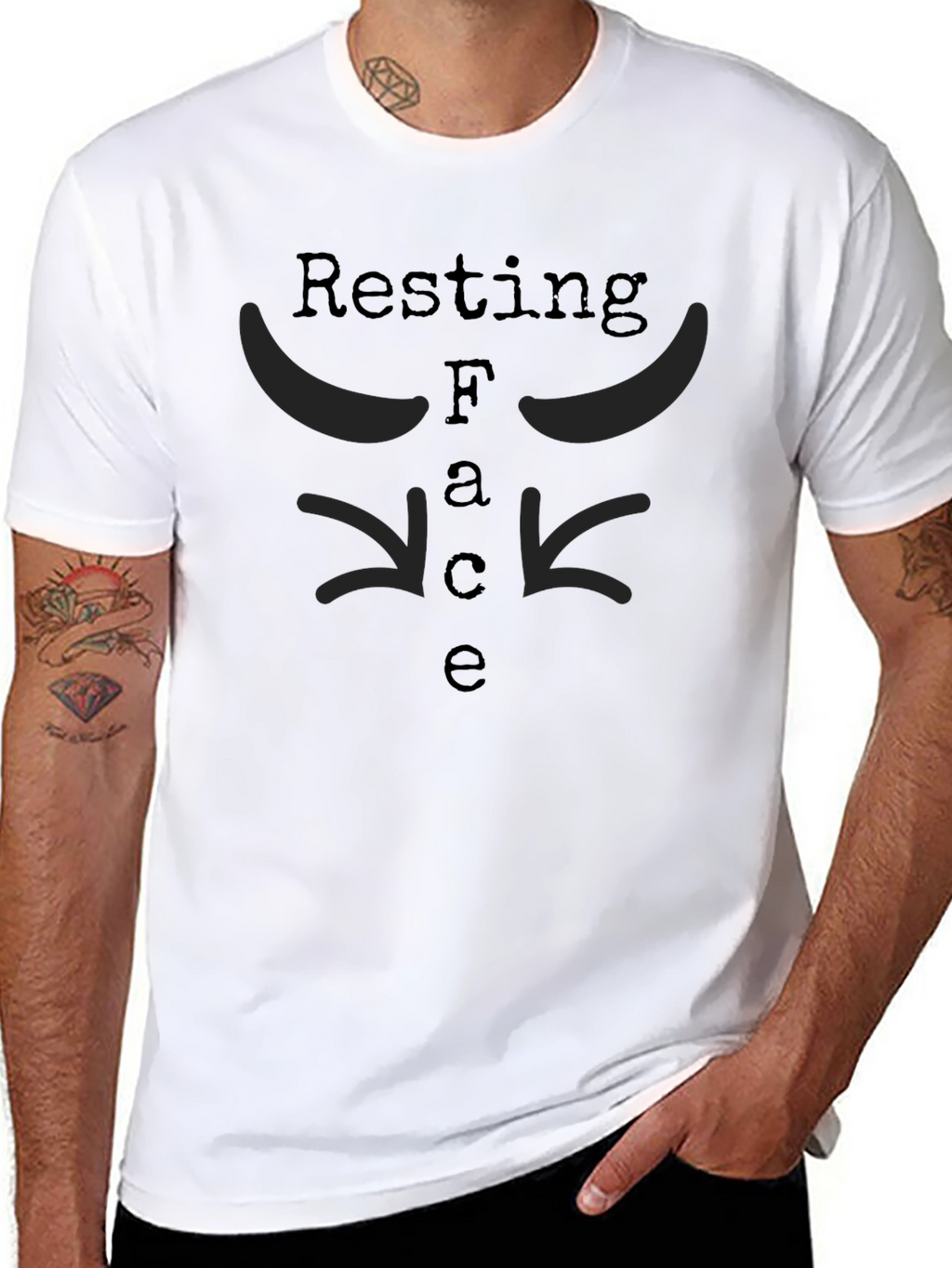 Resting Face Graphic T-Shirt