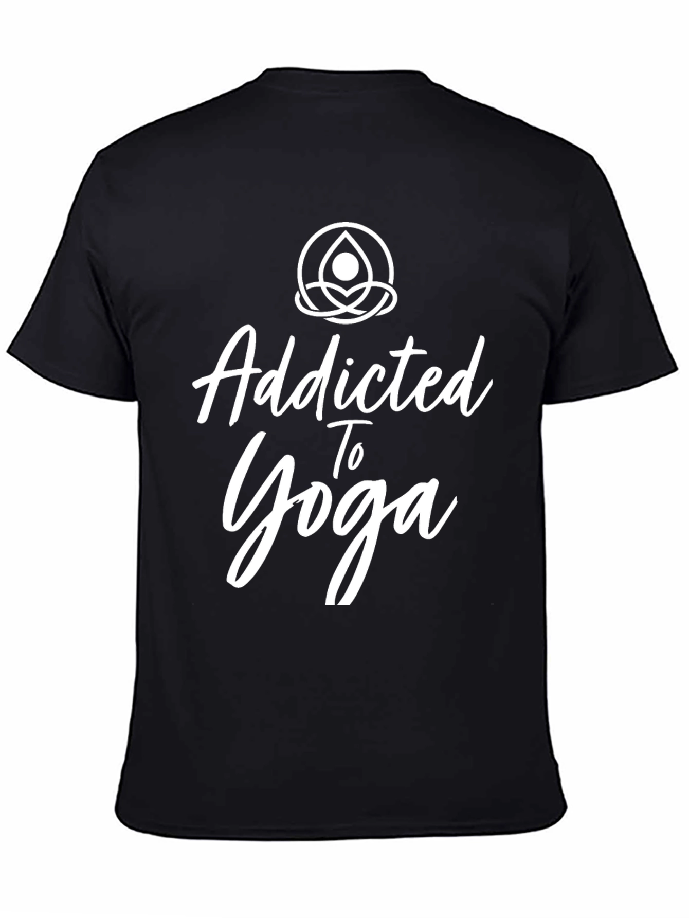 Addicted To Yoga Black T-Shirt