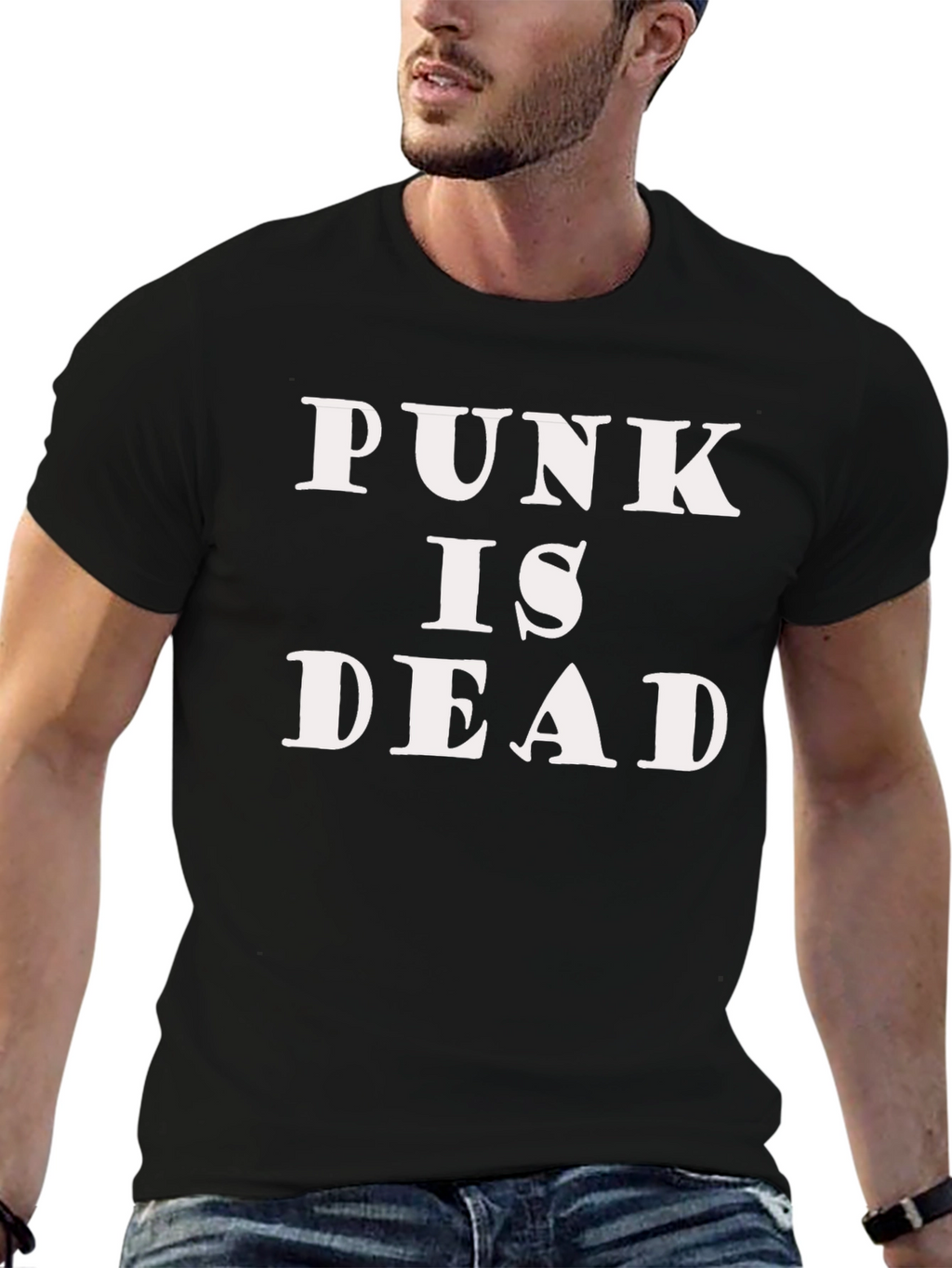 Punk is Dead Graphic Tee - Black