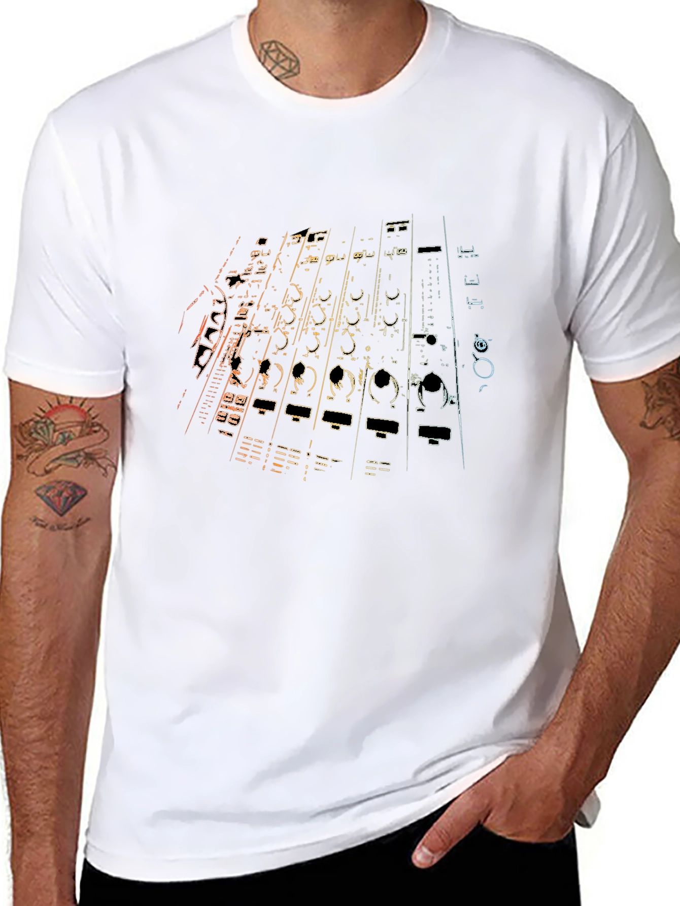 DJ Mixer Graphic T-Shirt - Black