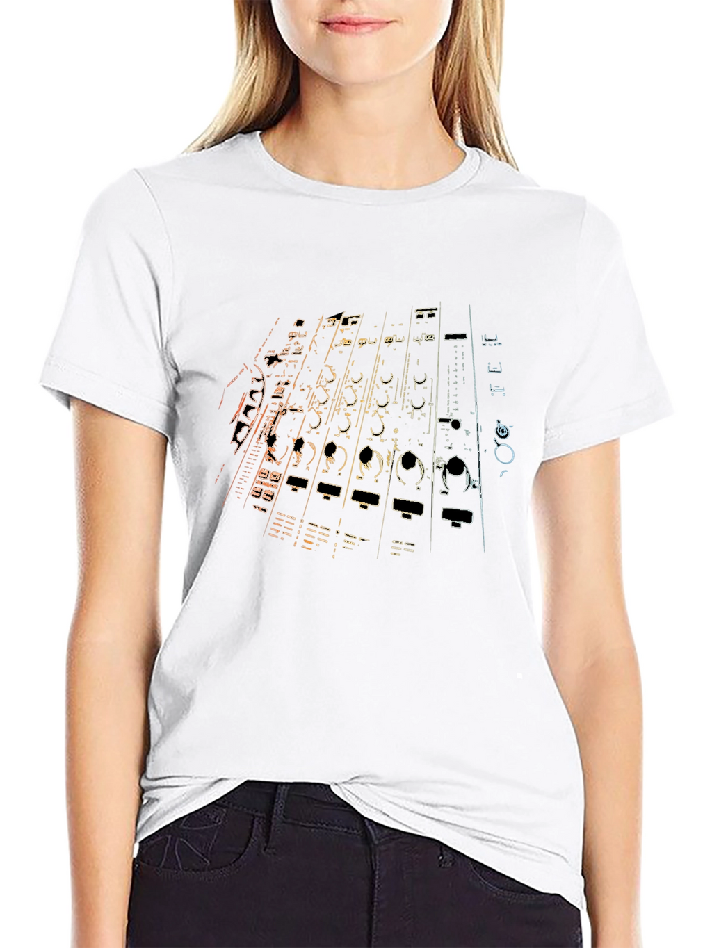 DJ Mixer Graphic T-Shirt - Black