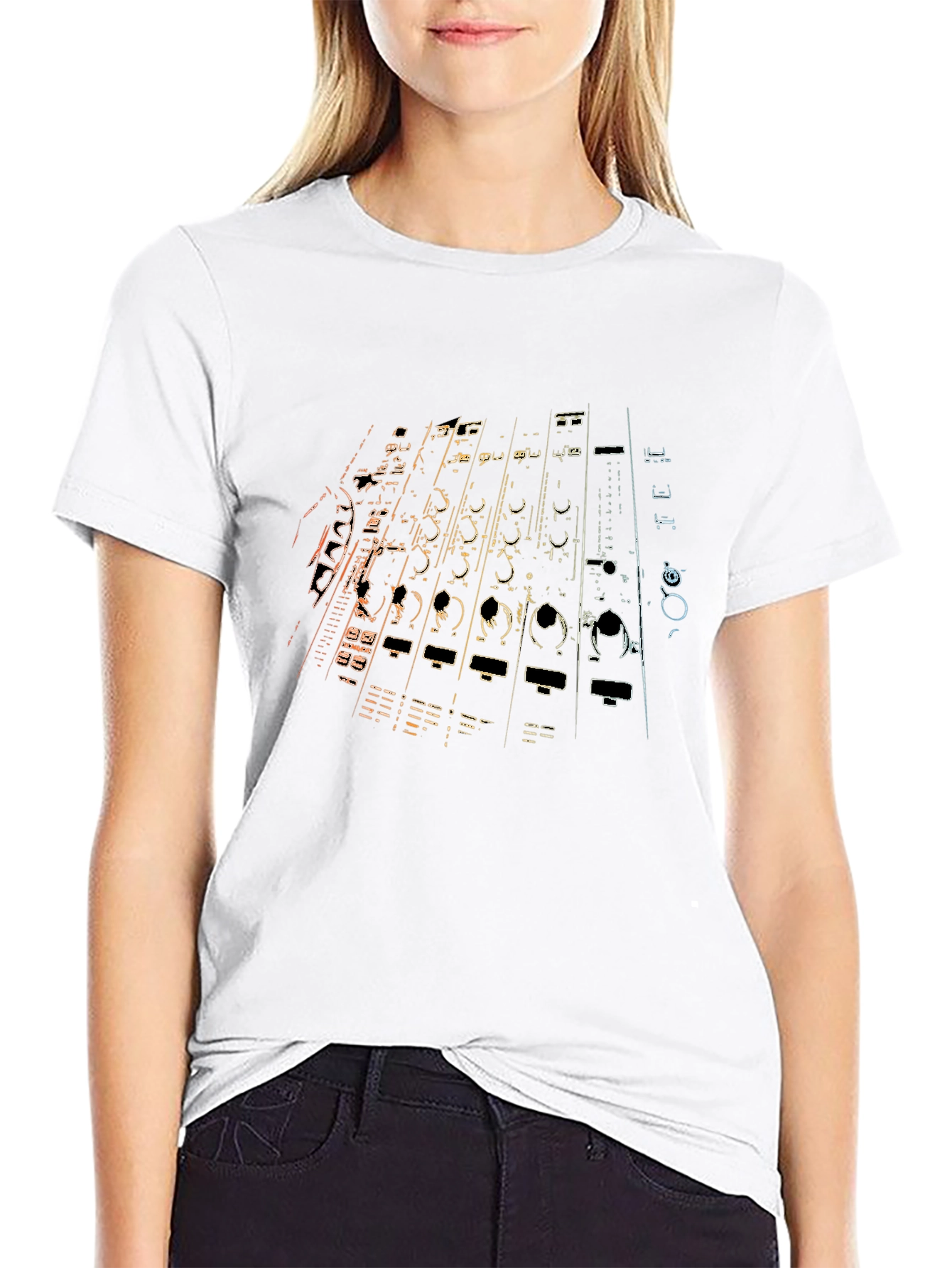 DJ Mixer Graphic T-Shirt - Black