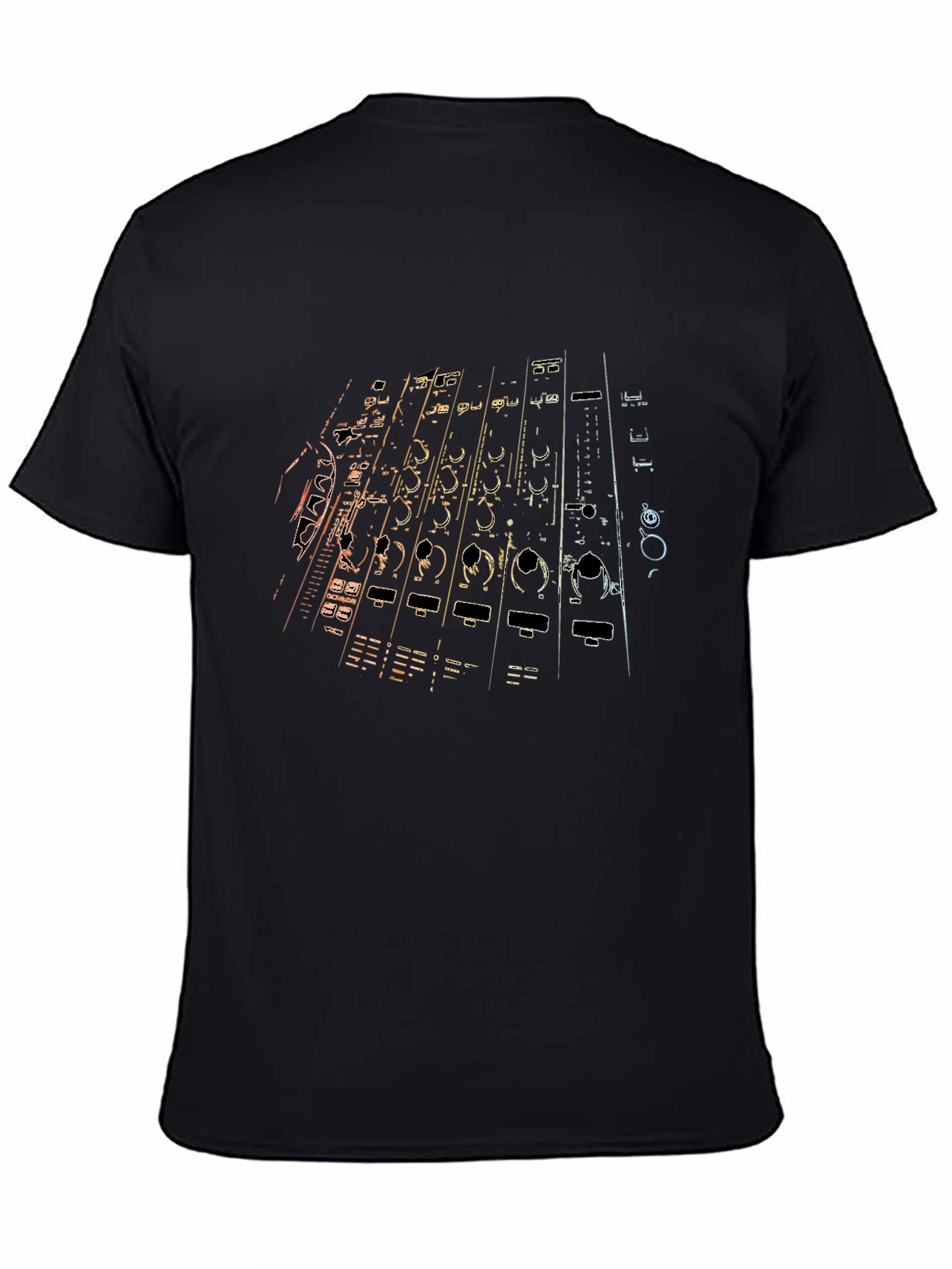 DJ Mixer Graphic T-Shirt - Black