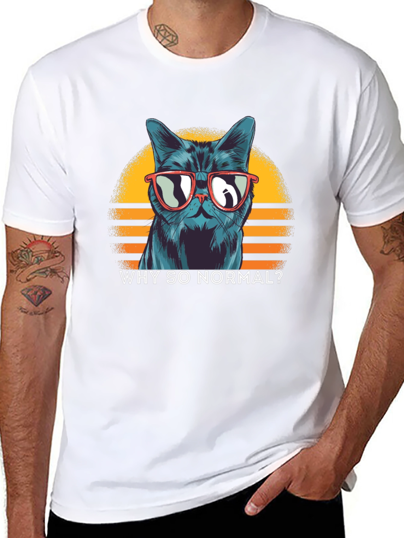 Cool Cat T-Shirt: Why So Normal?