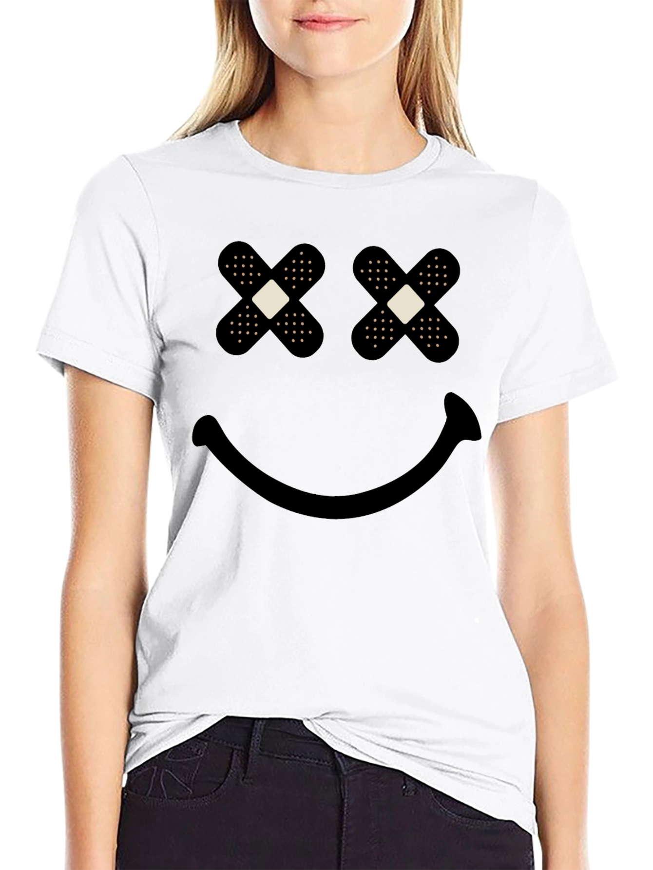 Bandage Eyes Graphic T-Shirt