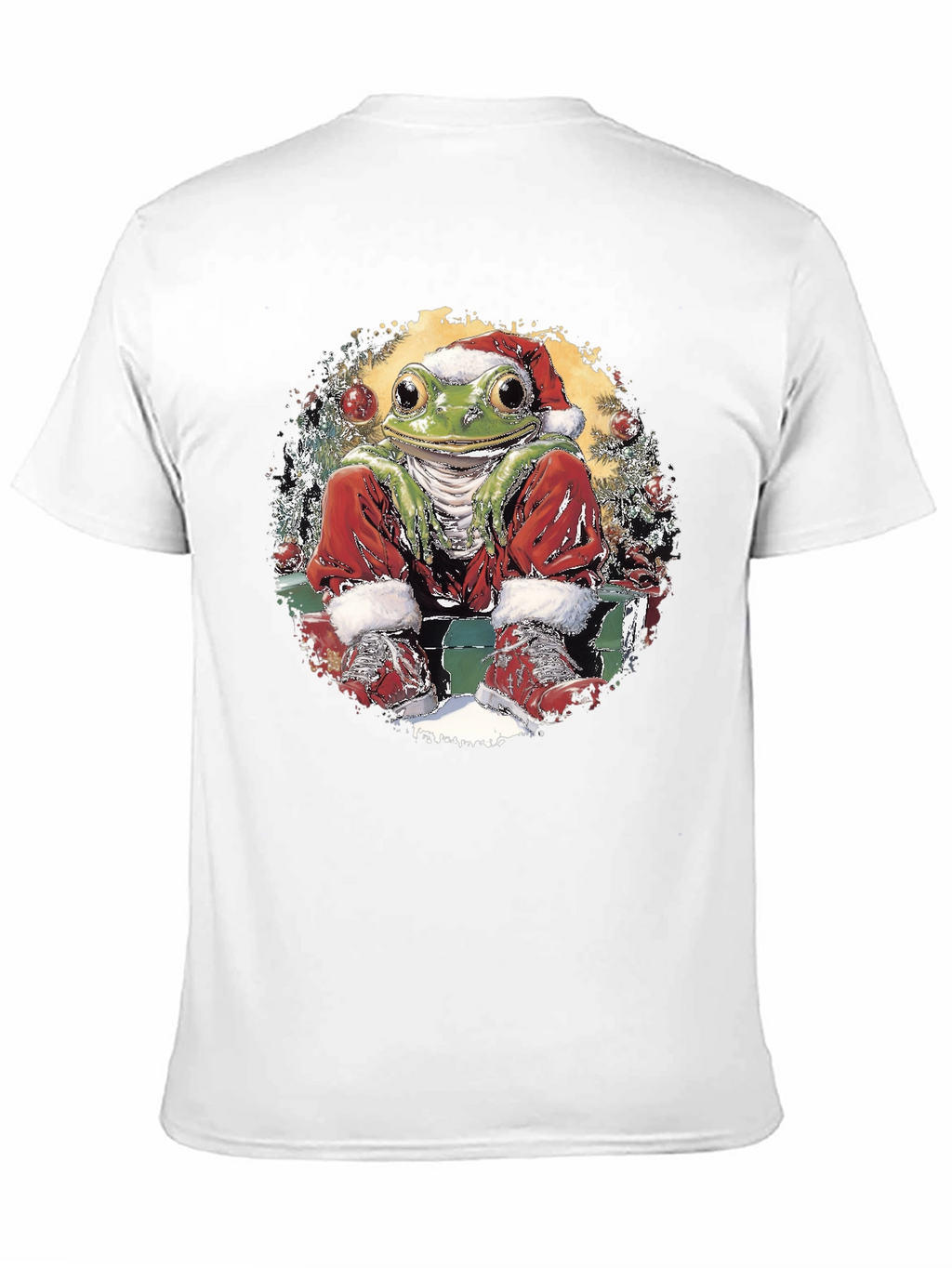 Festive Frog Holiday T-Shirt