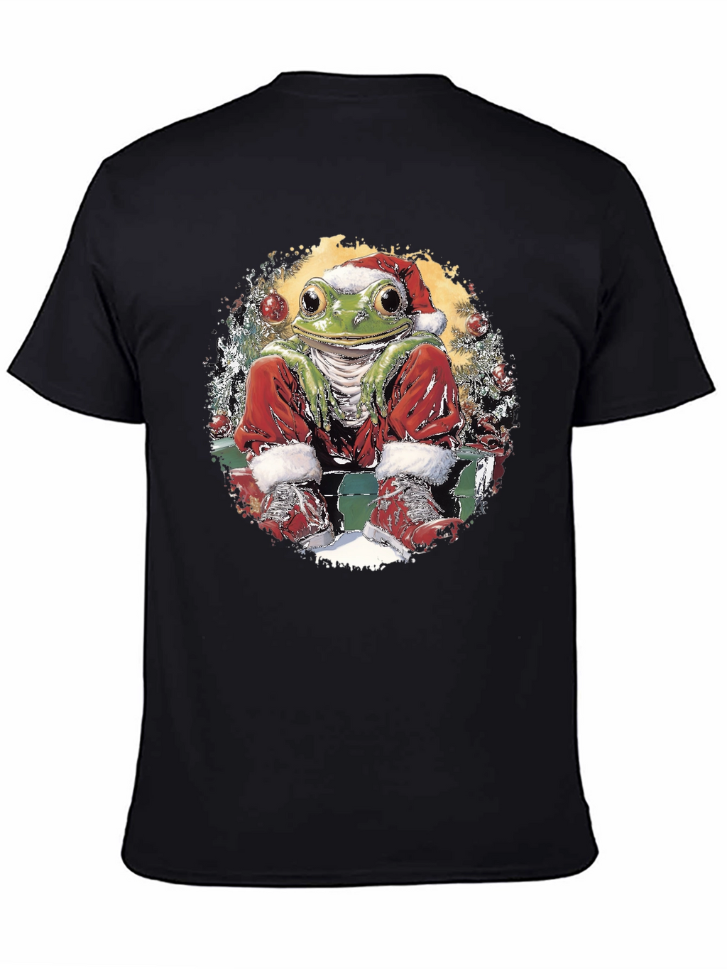Festive Frog Holiday T-Shirt