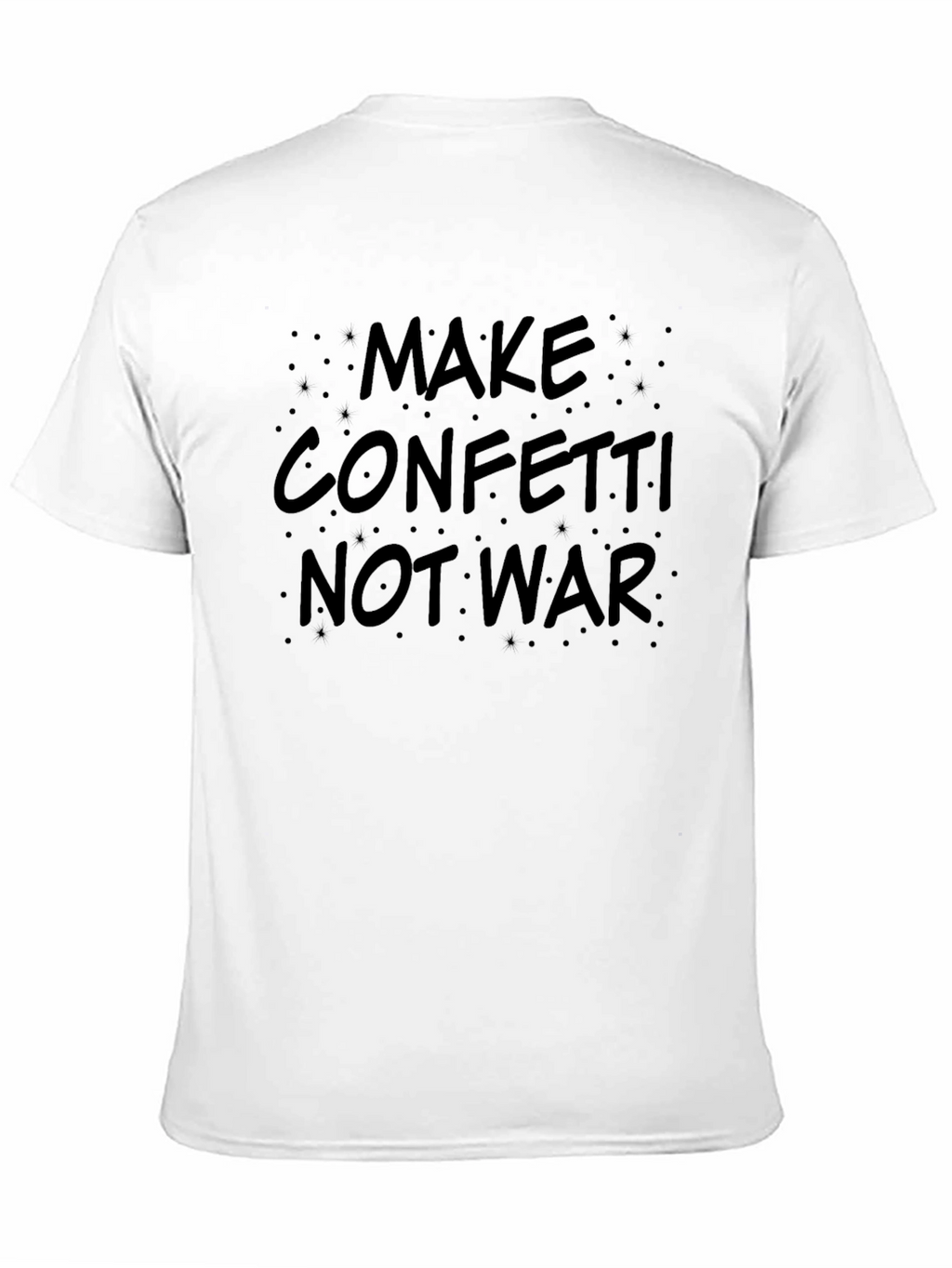 Make Confetti Not War Graphic Tee