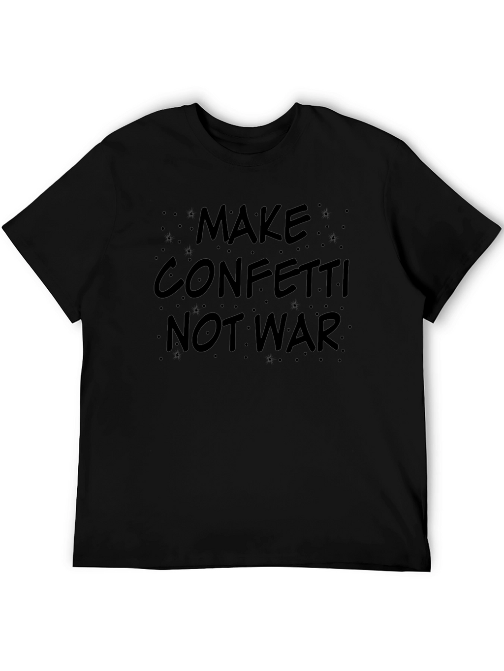 Make Confetti Not War Graphic Tee