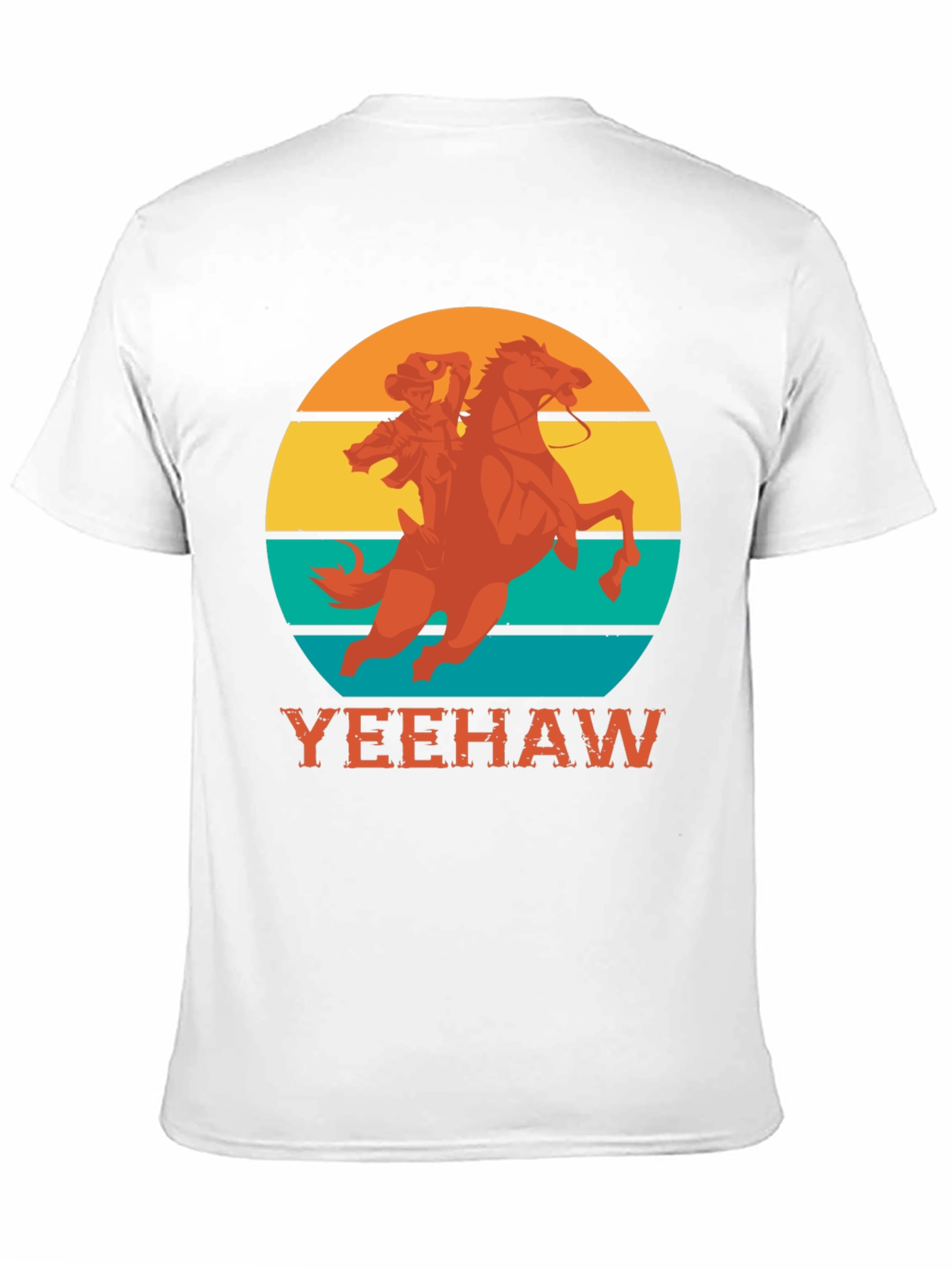 Yeehaw Cowboy Horse Graphic Tee