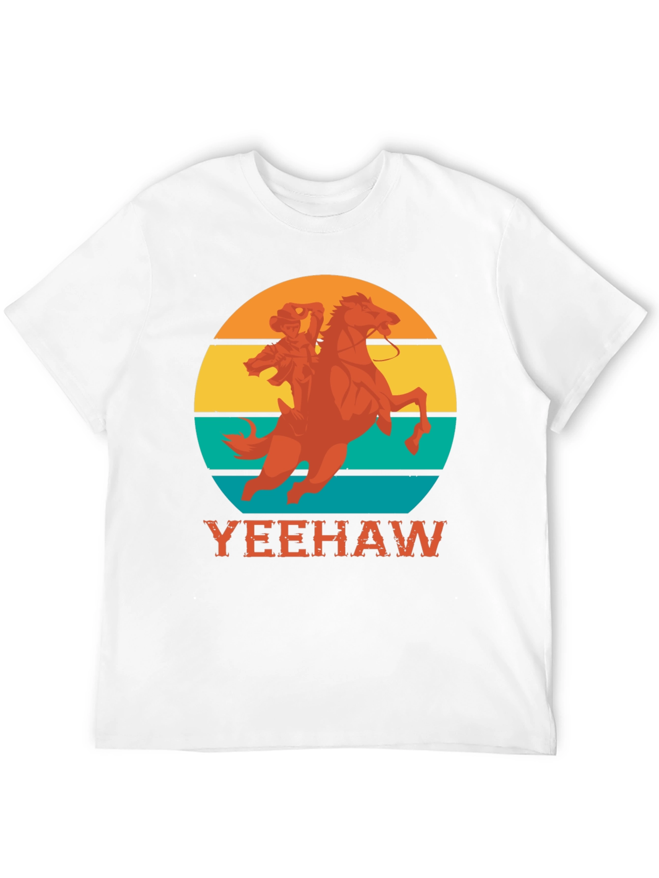 Yeehaw Cowboy Horse Graphic Tee