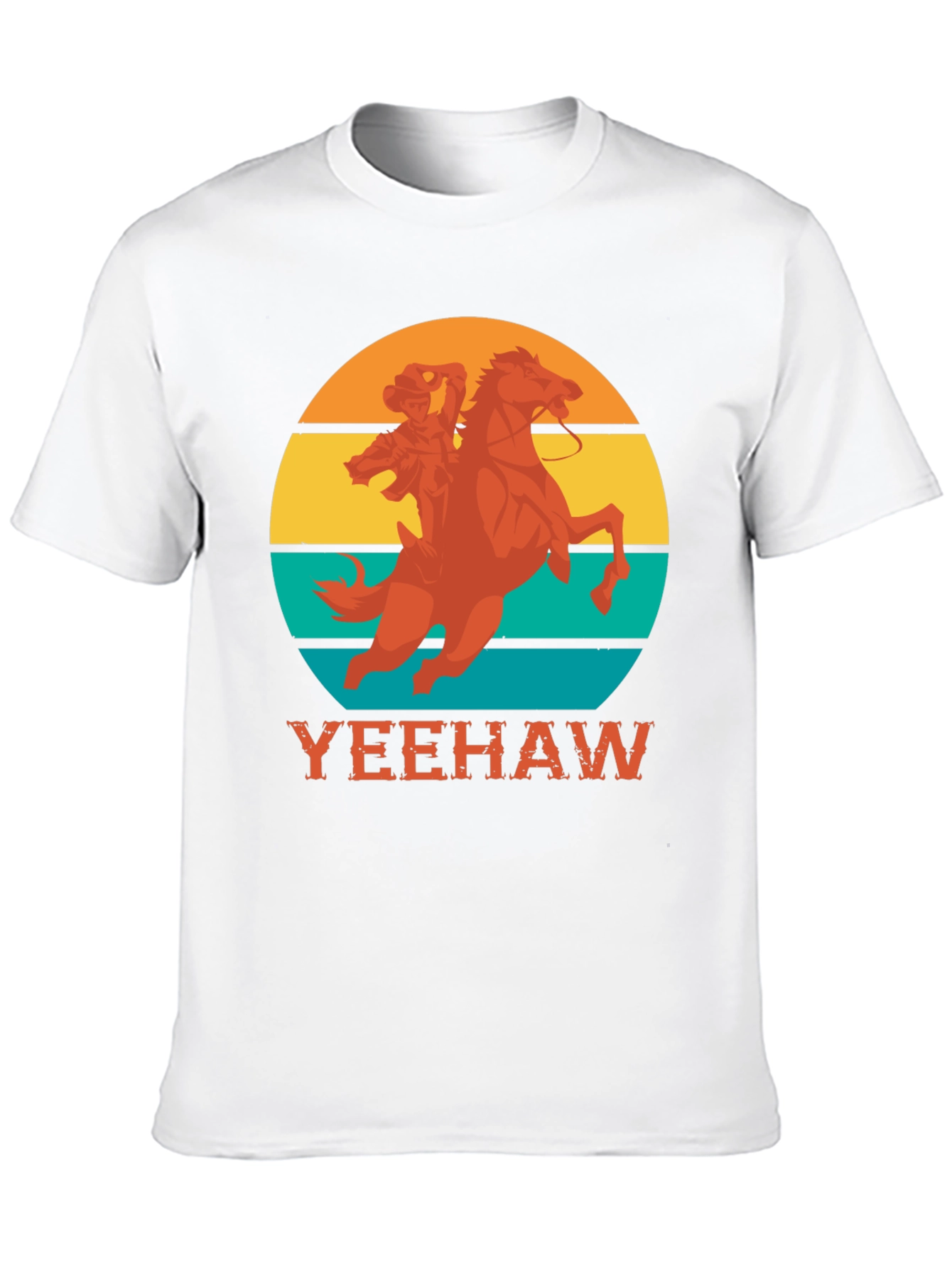 Yeehaw Cowboy Horse Graphic Tee